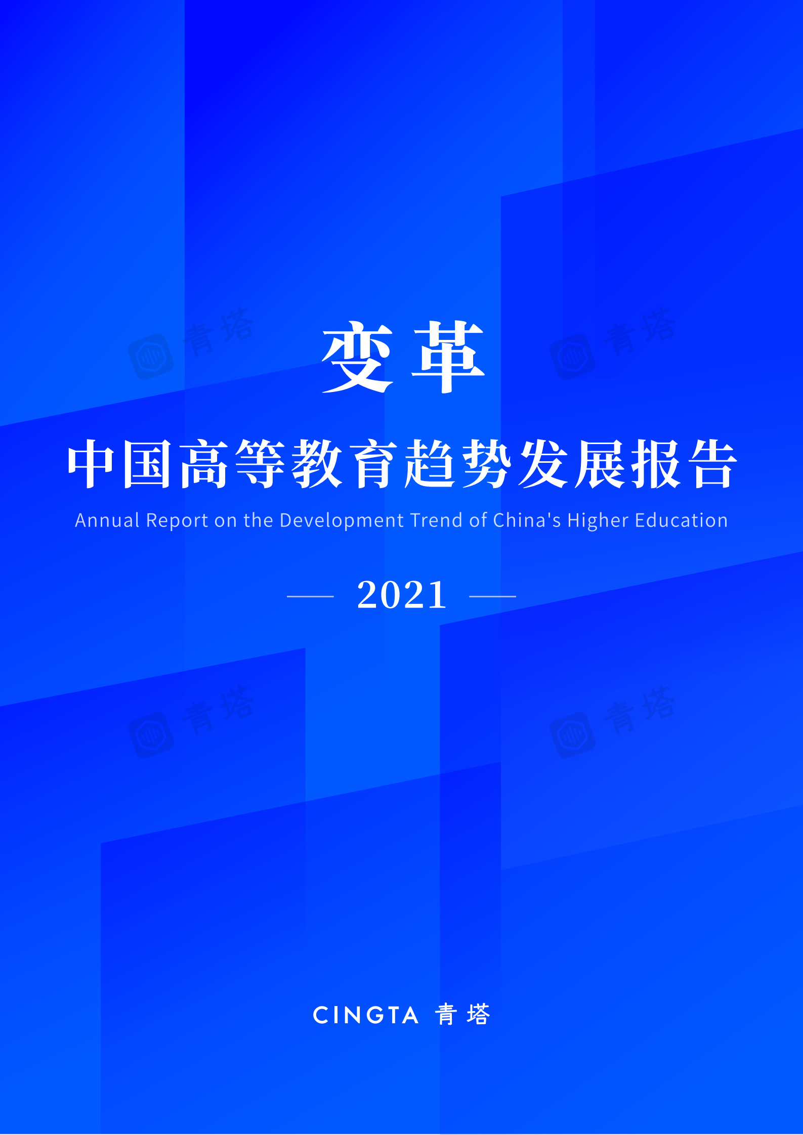 青塔：中国高等教育趋势发展报告（2021） 第1页