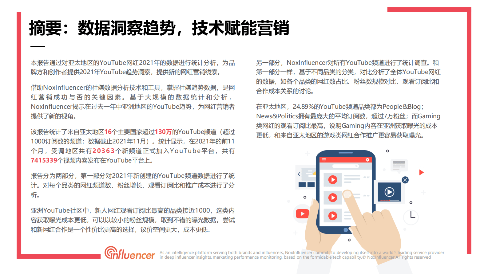NoxInfluencer：2022年YouTube亚太地区海外网红营销趋势报告 第3页