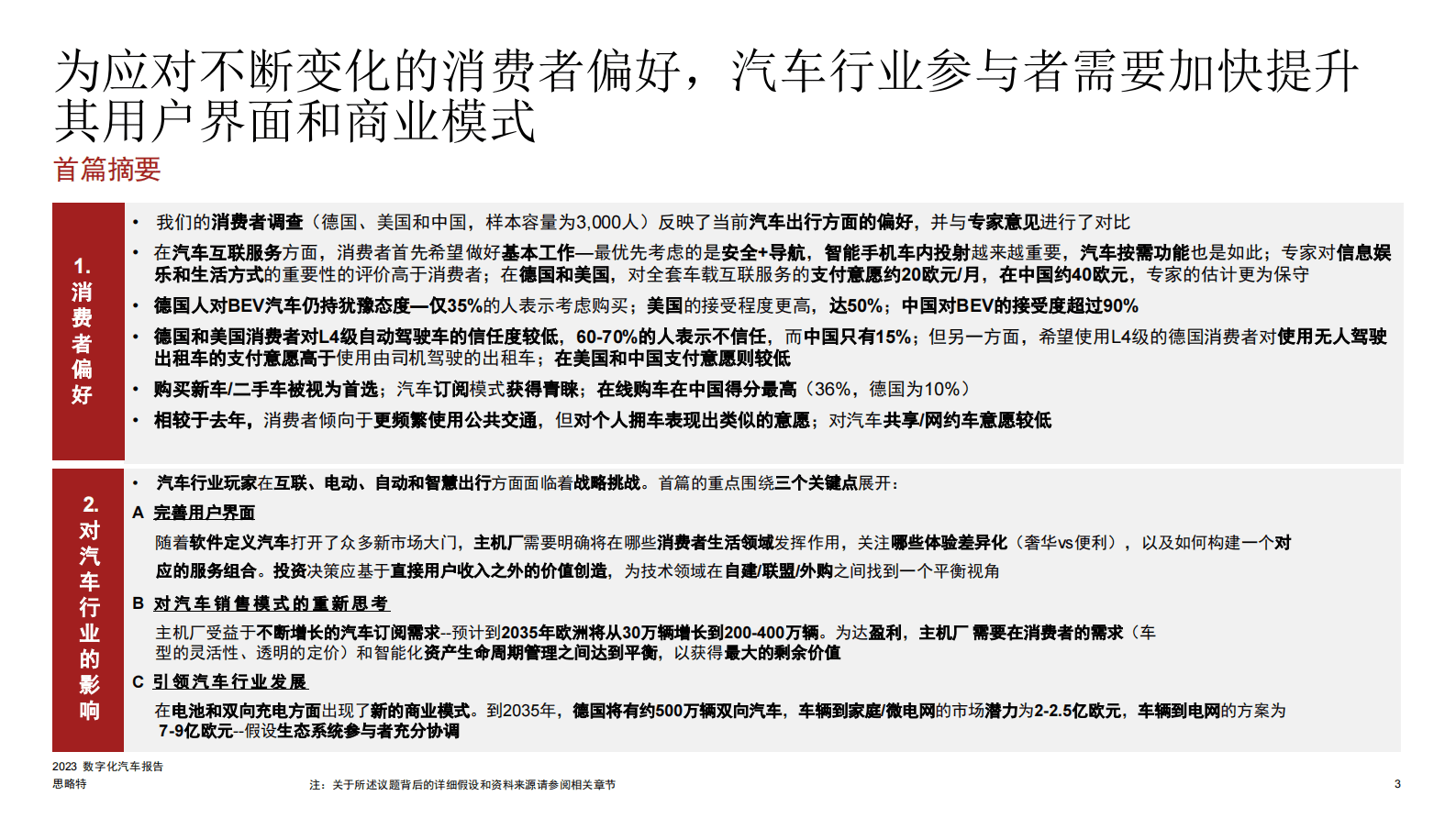 思略特：2023年数字化汽车报告&mdash;&mdash;聚焦消费者真实需求 第3页