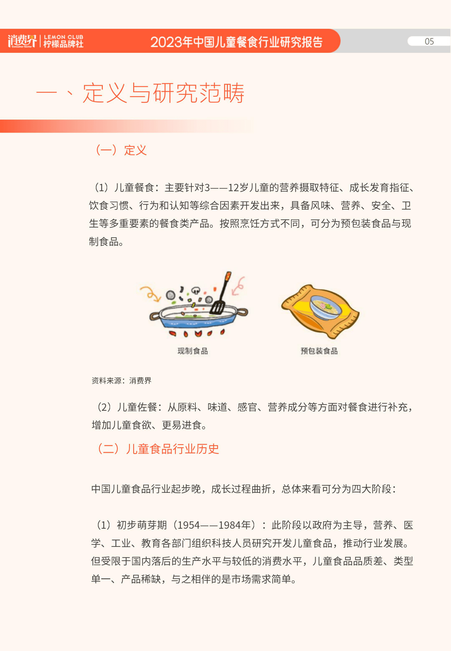 消费界：2023儿童餐食行业研究报告 第6页