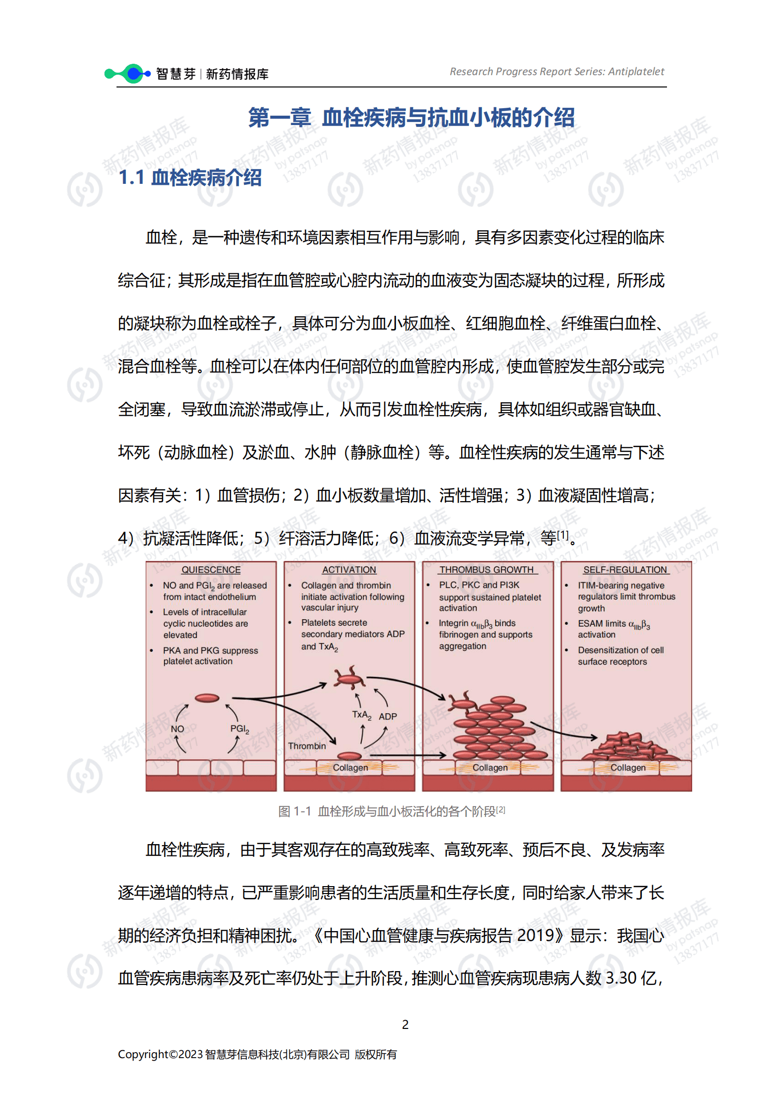 智慧芽：血栓领域抗血小板药物研究进展报告 第5页