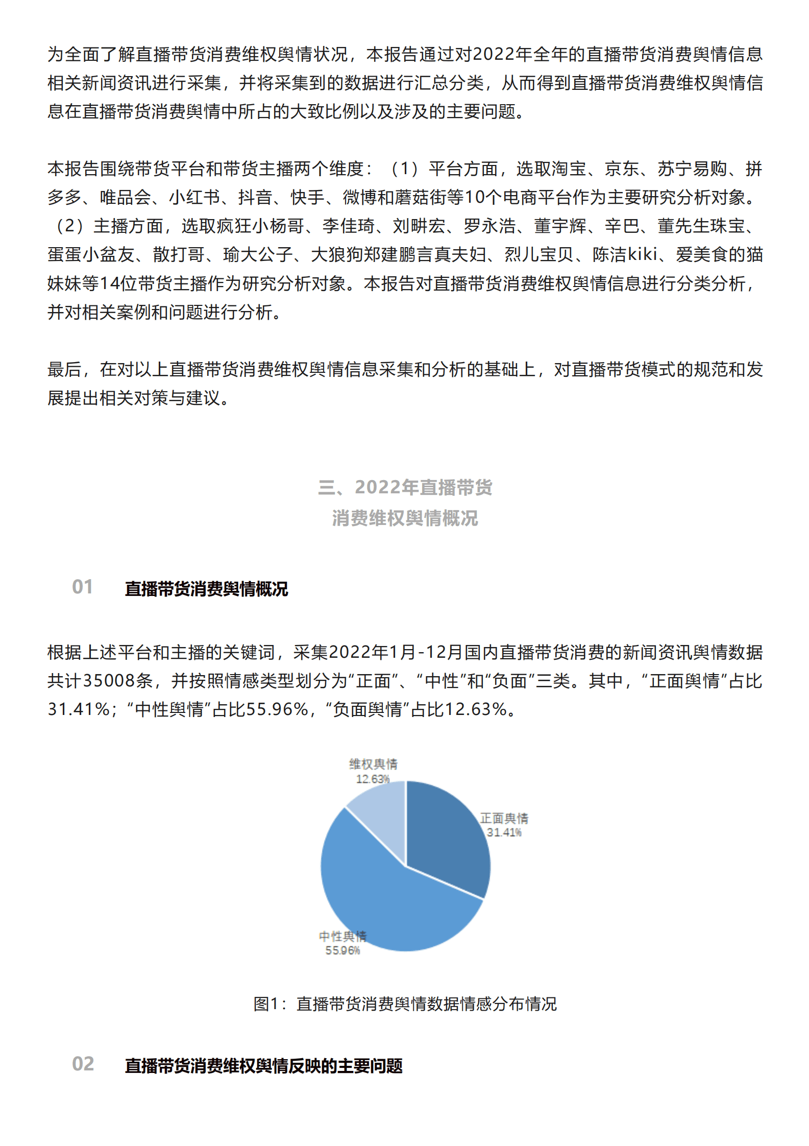 北京阳光消费大数据研究院：2023直播带货消费维权舆情分析报告 第2页