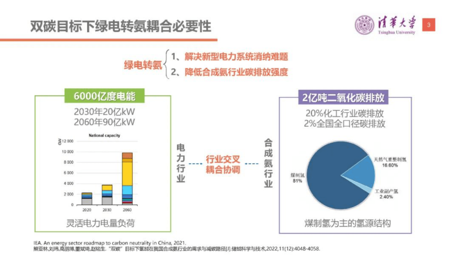 清华大学李佳蓉：推动绿电转氨产业链规模化发展的分析与建议 第3页