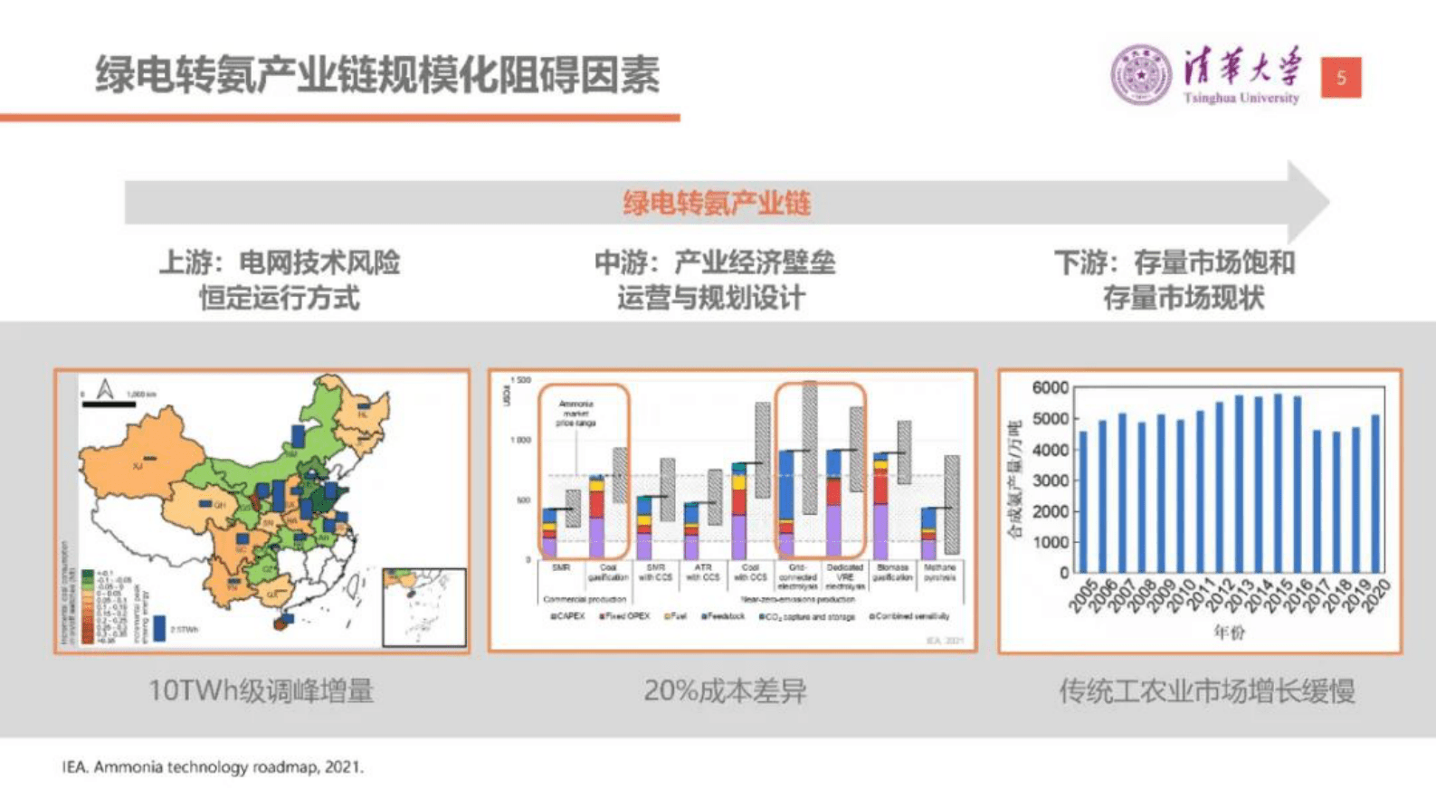 清华大学李佳蓉：推动绿电转氨产业链规模化发展的分析与建议 第5页