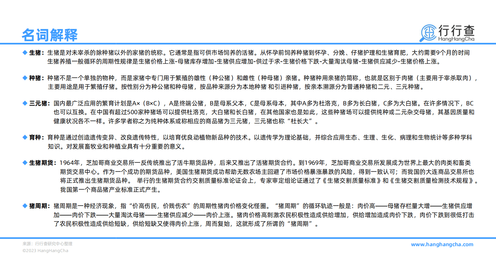 行行查：2022年中国生猪行业研究报告 第3页