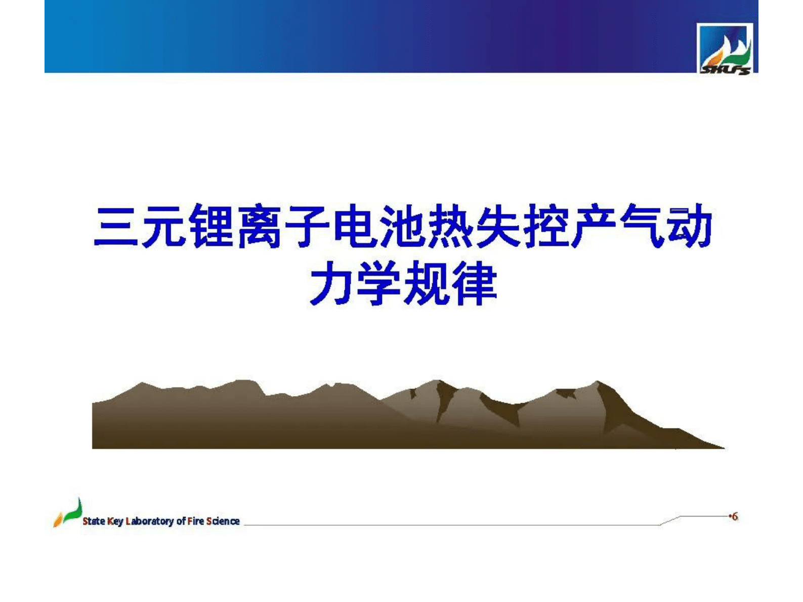 中国科学技术大学王青松：锂离子电池火灾特性及动力学分析 第6页