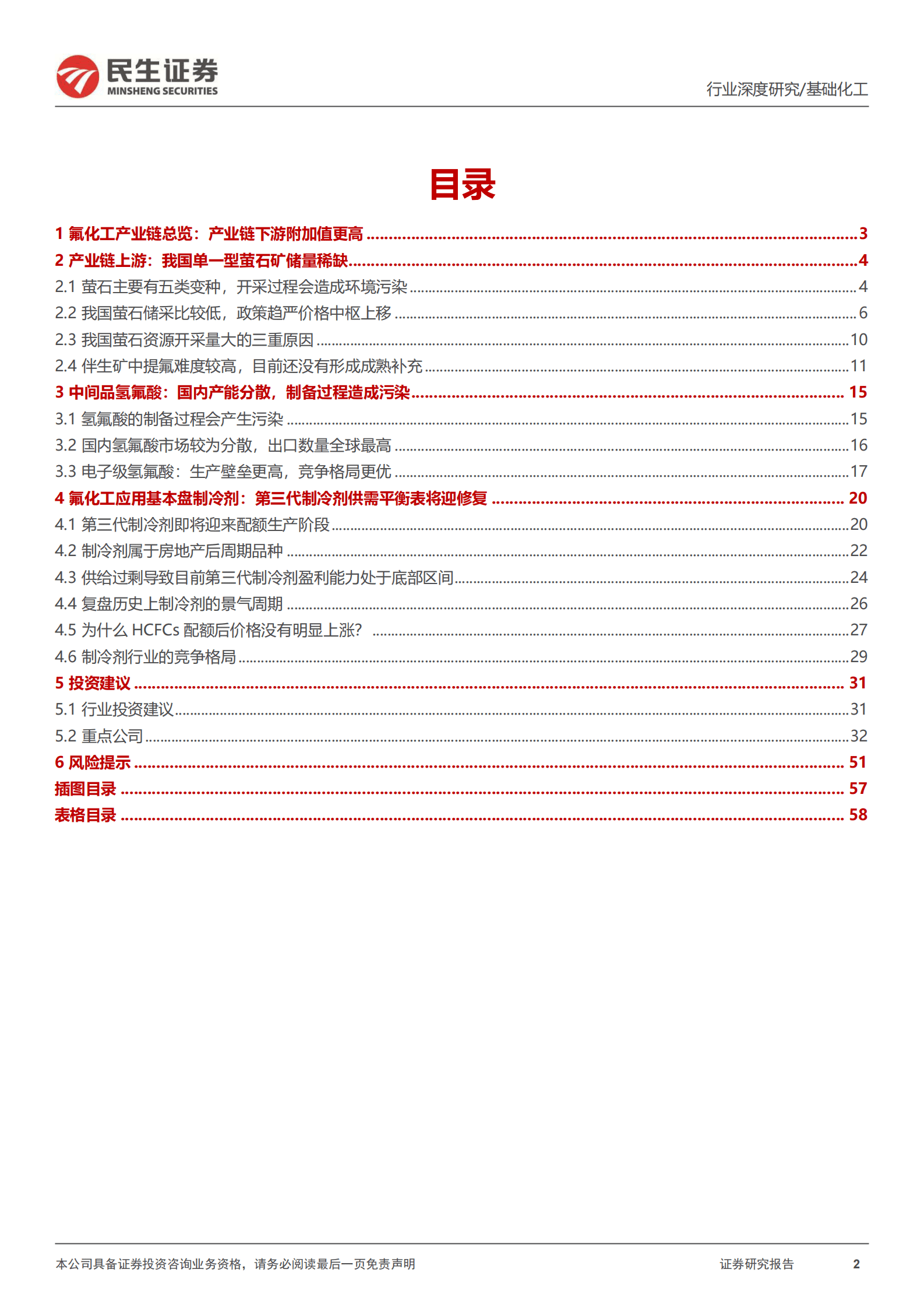 2023年氟化工产业深度研究报告 第2页