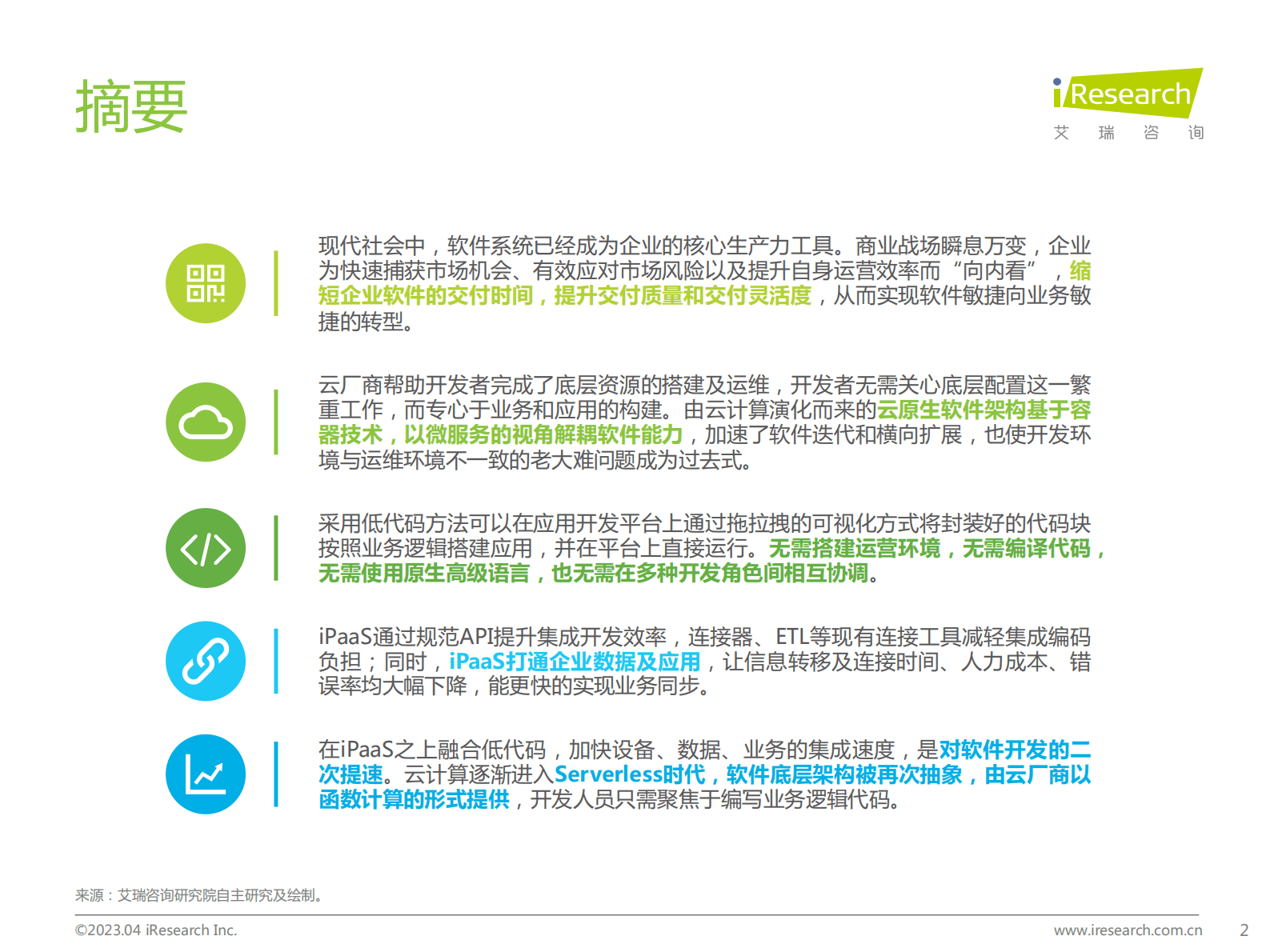 艾瑞咨询：2022年中国敏捷开发行业研究报告 第2页