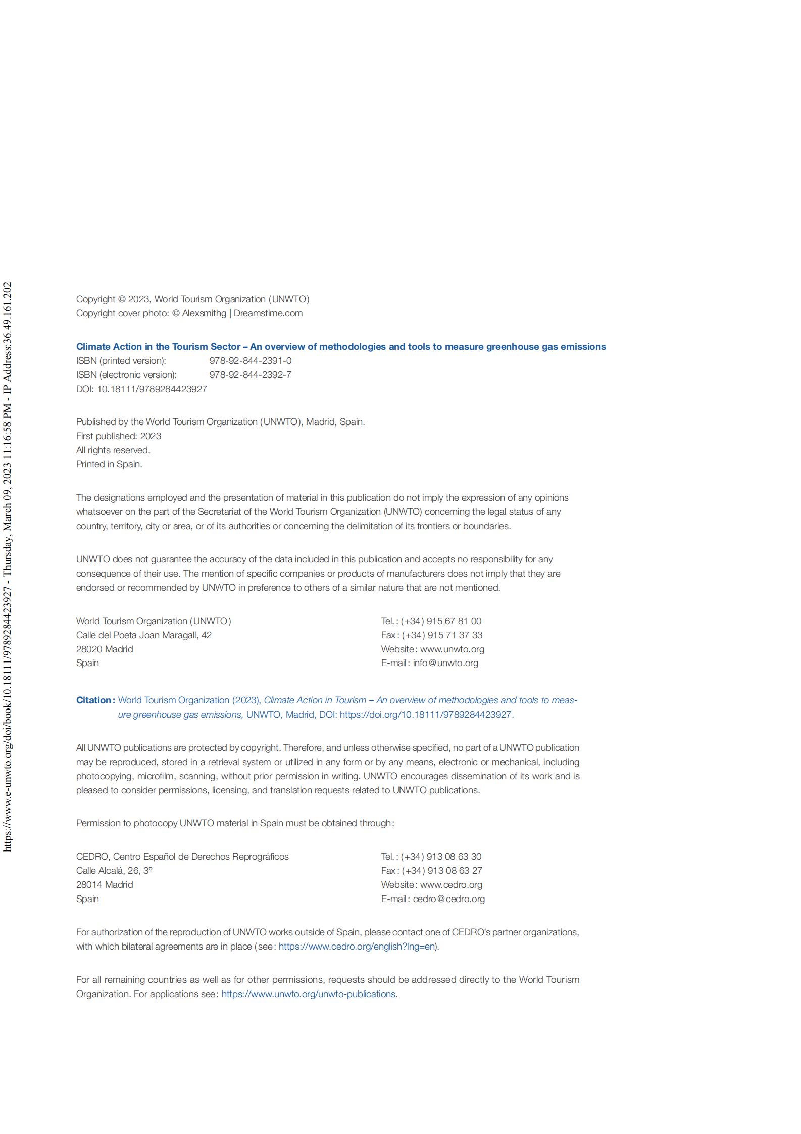 世界旅游组织报告：旅游业气候行动【英文版】 第4页