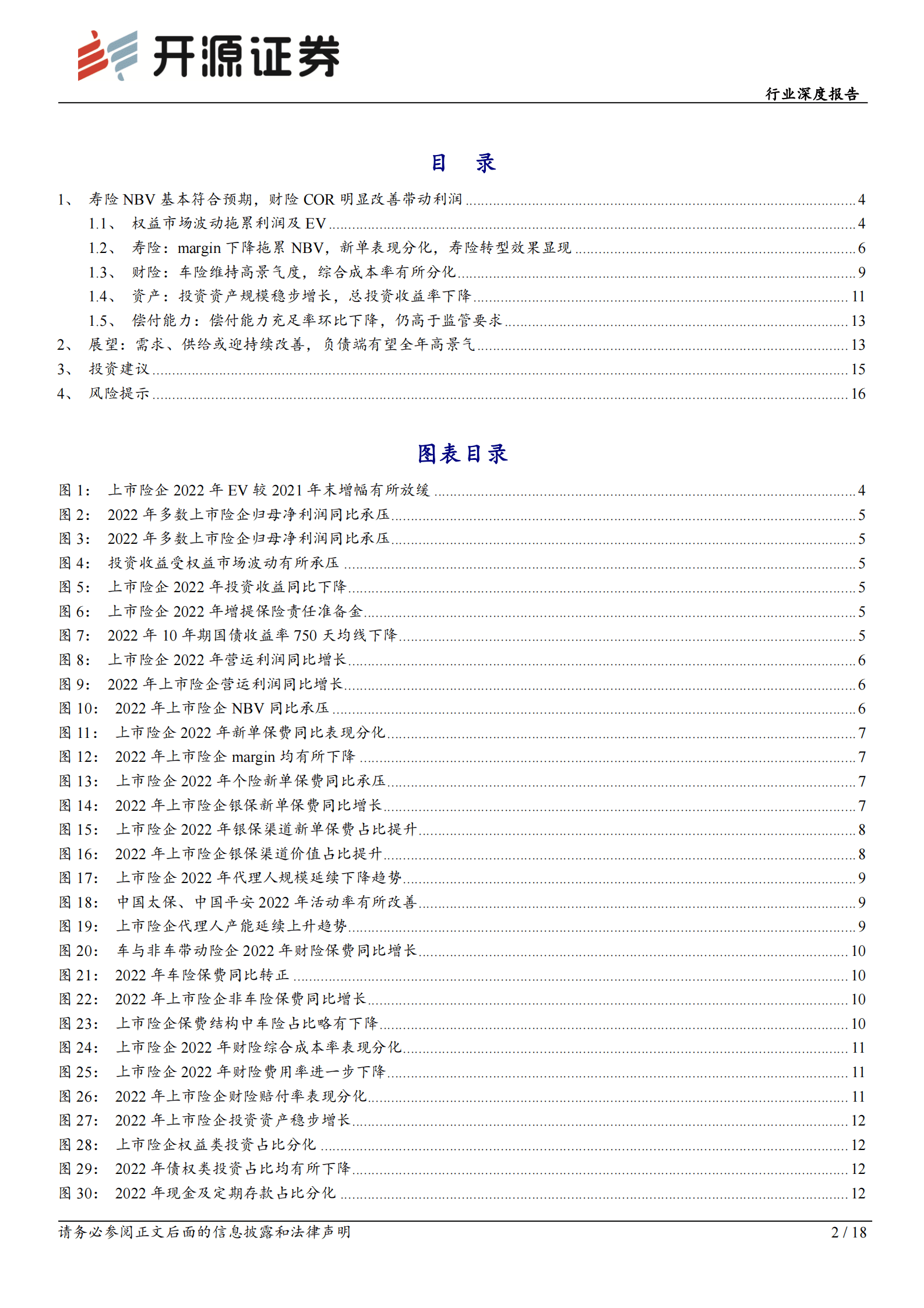 开源证券：保险行业深度报告：上市险企2022年报综述暨一季报前瞻：寿险供需有望接力改善，Q1NBV同比或超市场预期 第2页