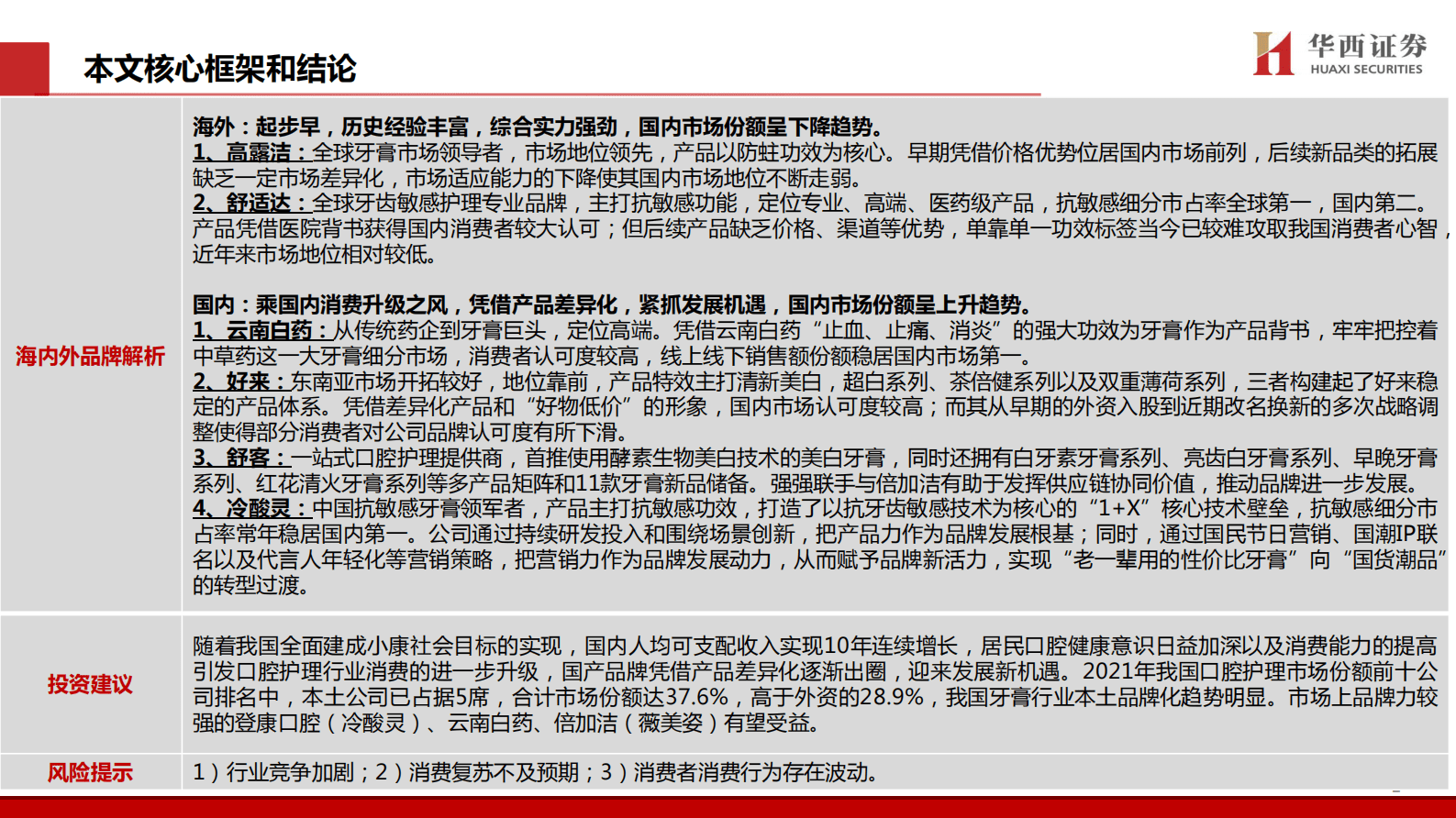 口腔护理行业专题：牙膏赛道优质，国货品牌崛起 第3页