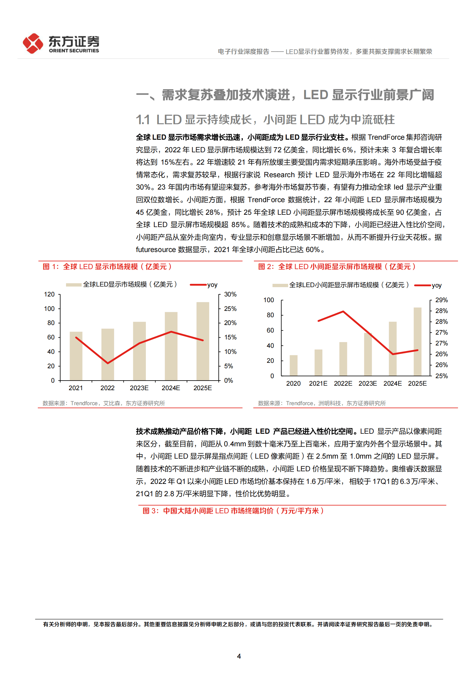 电子行业深度报告：LED显示行业蓄势待发，多重共振支撑需求长期繁荣 第4页