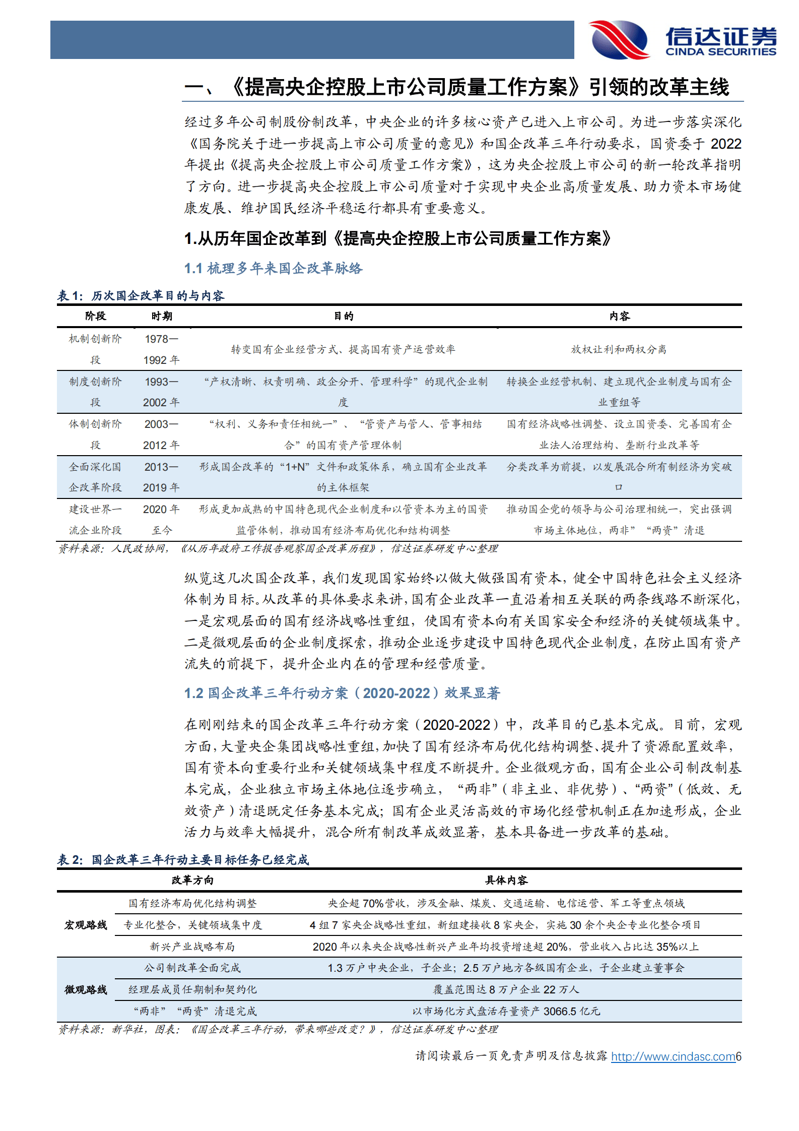 煤炭开采行业深度报告：能源央企上市公司在新一轮国改中的机遇 第6页