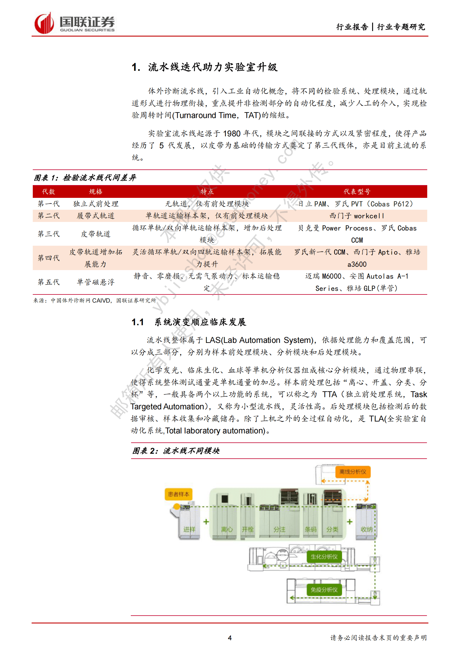 医药生物行业专题研究：流水线引领体外诊断新格局 第4页