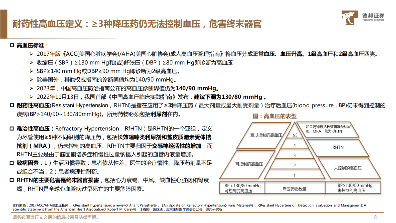 医药行业专题：耐药性高血压市场空间过百亿，新药研发捷报频传 第5页