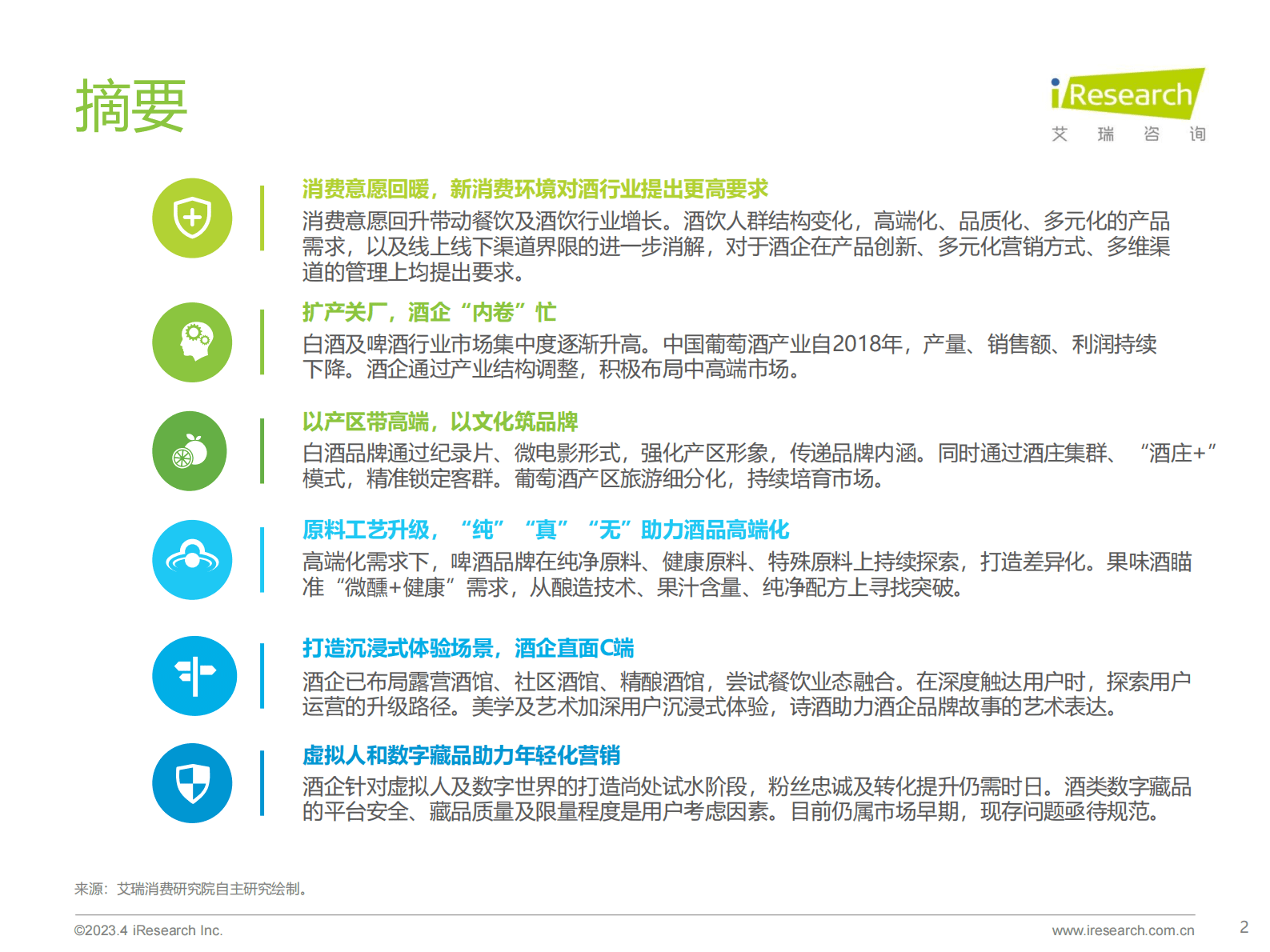 艾瑞咨询：2023年中国酒品行业六大风向 第2页