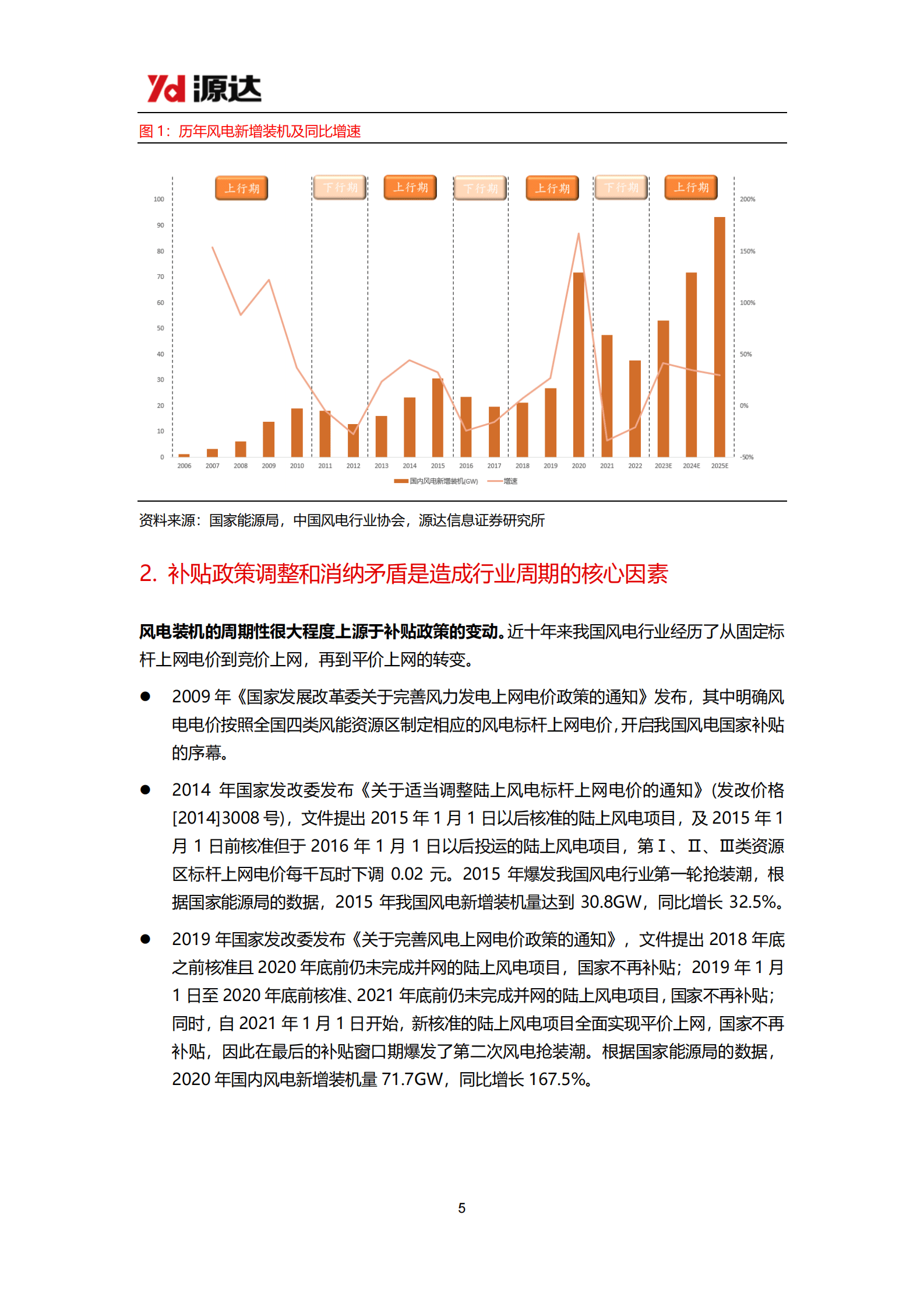 风电专题研究系列一：周期淡化，风电行业成长可期 第5页