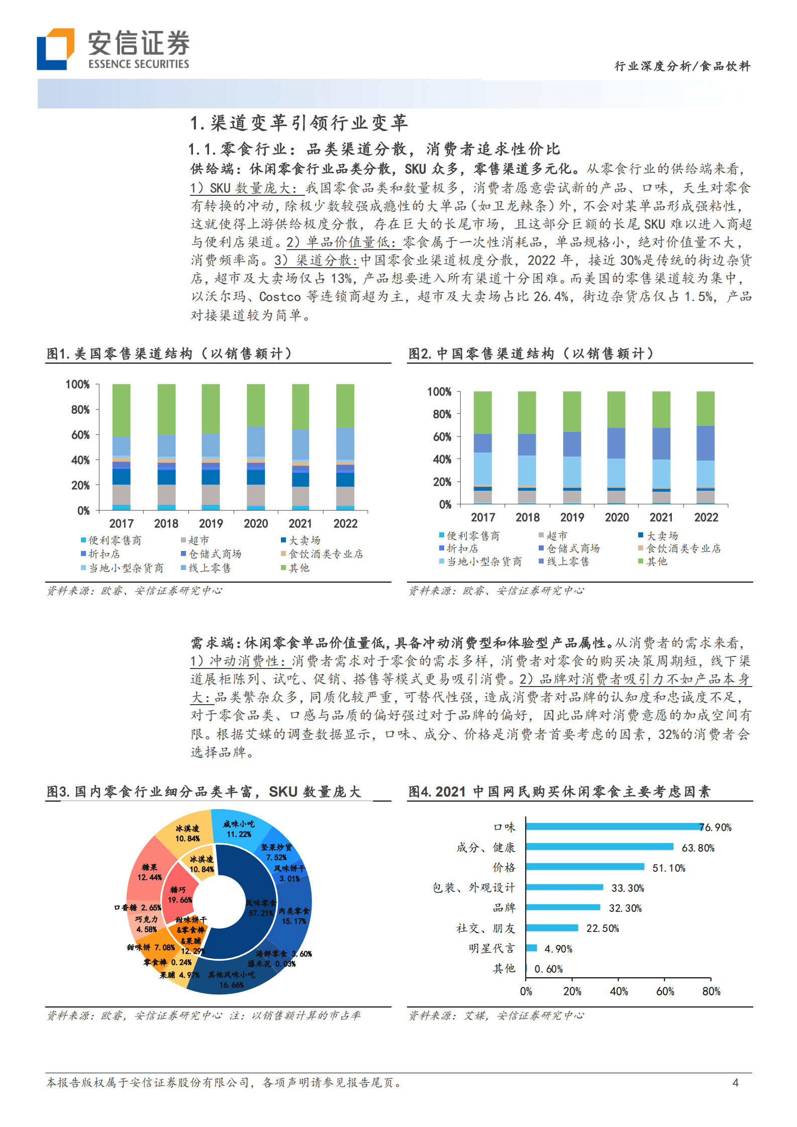 零食行业深度：渠道变革方兴未艾，跑马圈地正当 第4页