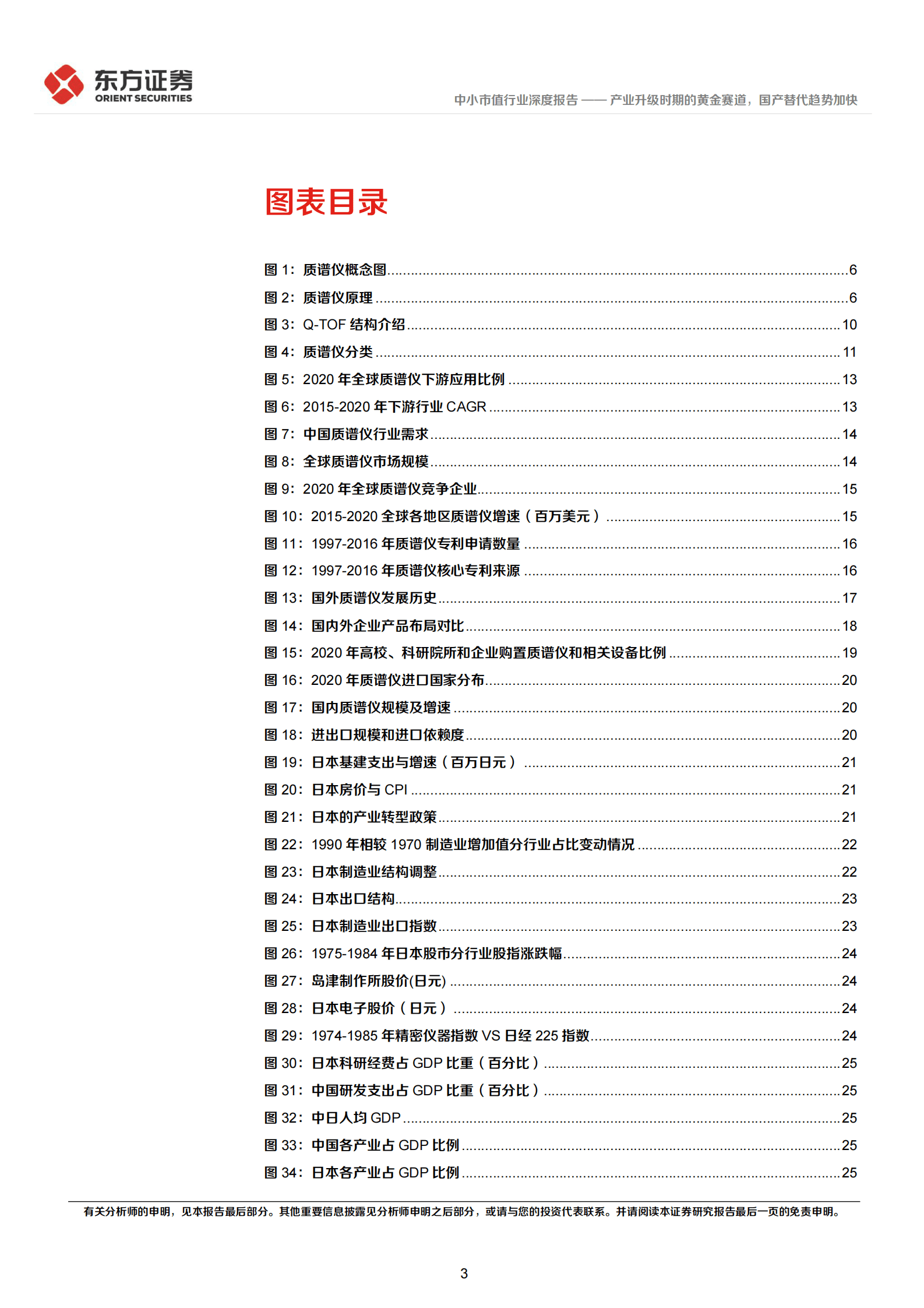 质谱仪行业报告：产业升级时期的黄金赛道，国产替代趋势加快 第3页