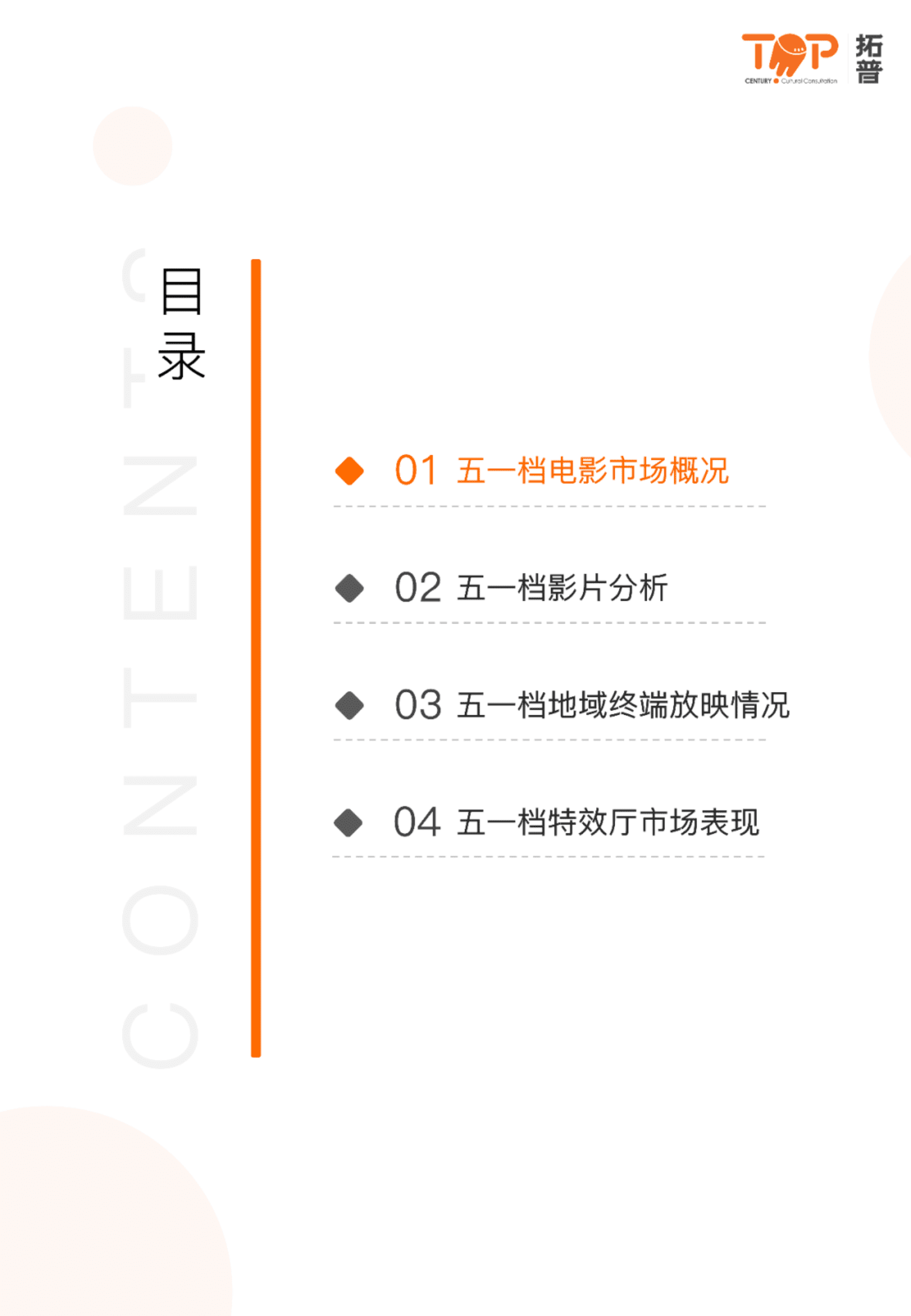 拓普数据：2023年五一档电影市场研究报告 第3页