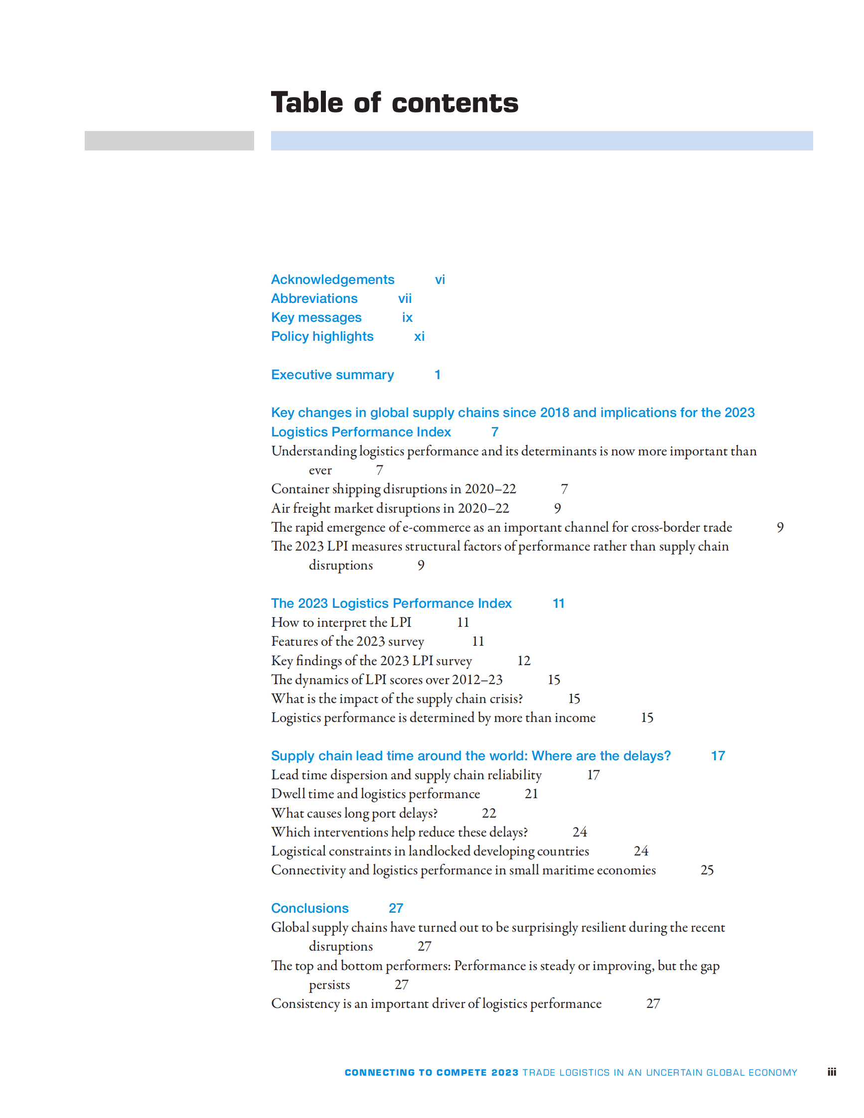 世界银行：2023年物流绩效指数报告【英文版】 第5页