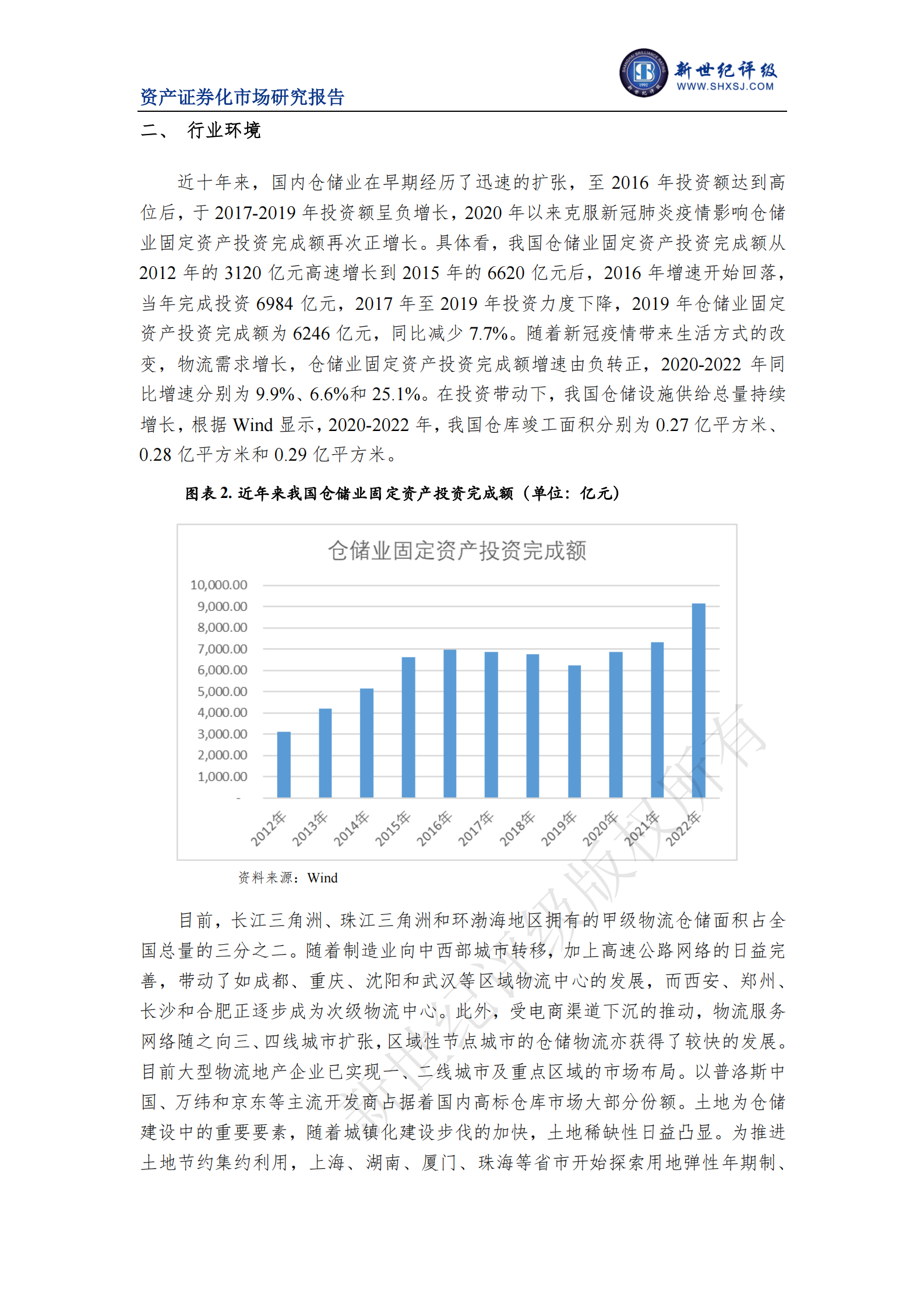 新世纪评级：2022年仓储物流基础设施公募REITs市场运行情况 第3页