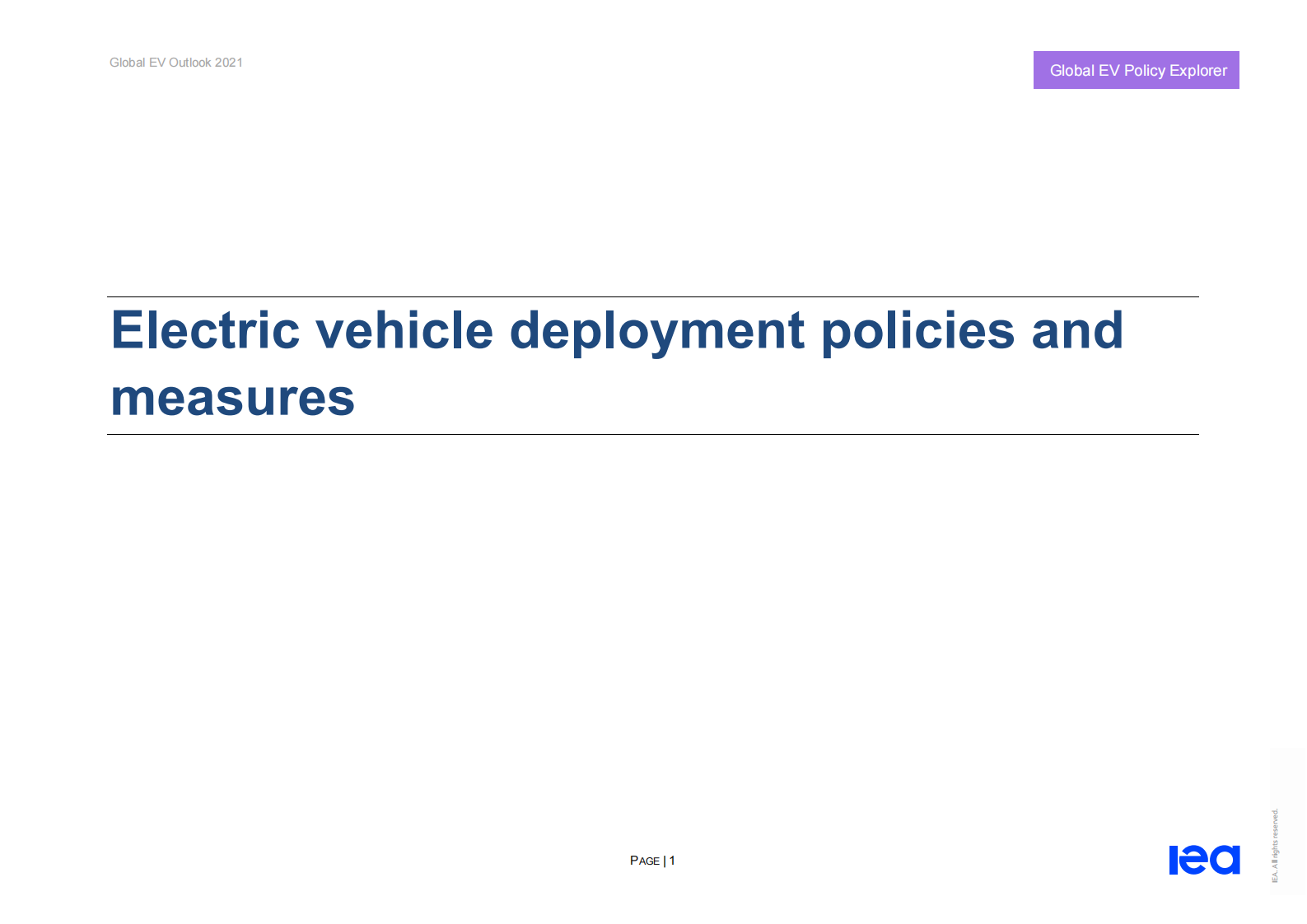 IEA：全球电动汽车政策研究 Global EV Policy Explorer【英文版】 第3页