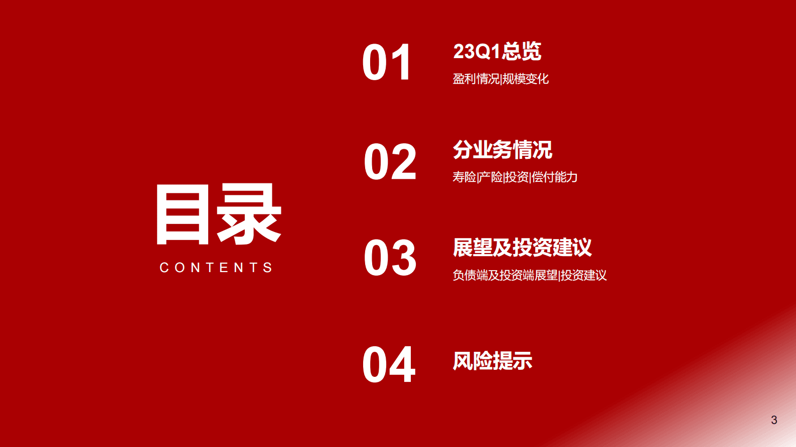 保险行业2023Q1季报综述：越过拐点，走向新周期 第3页