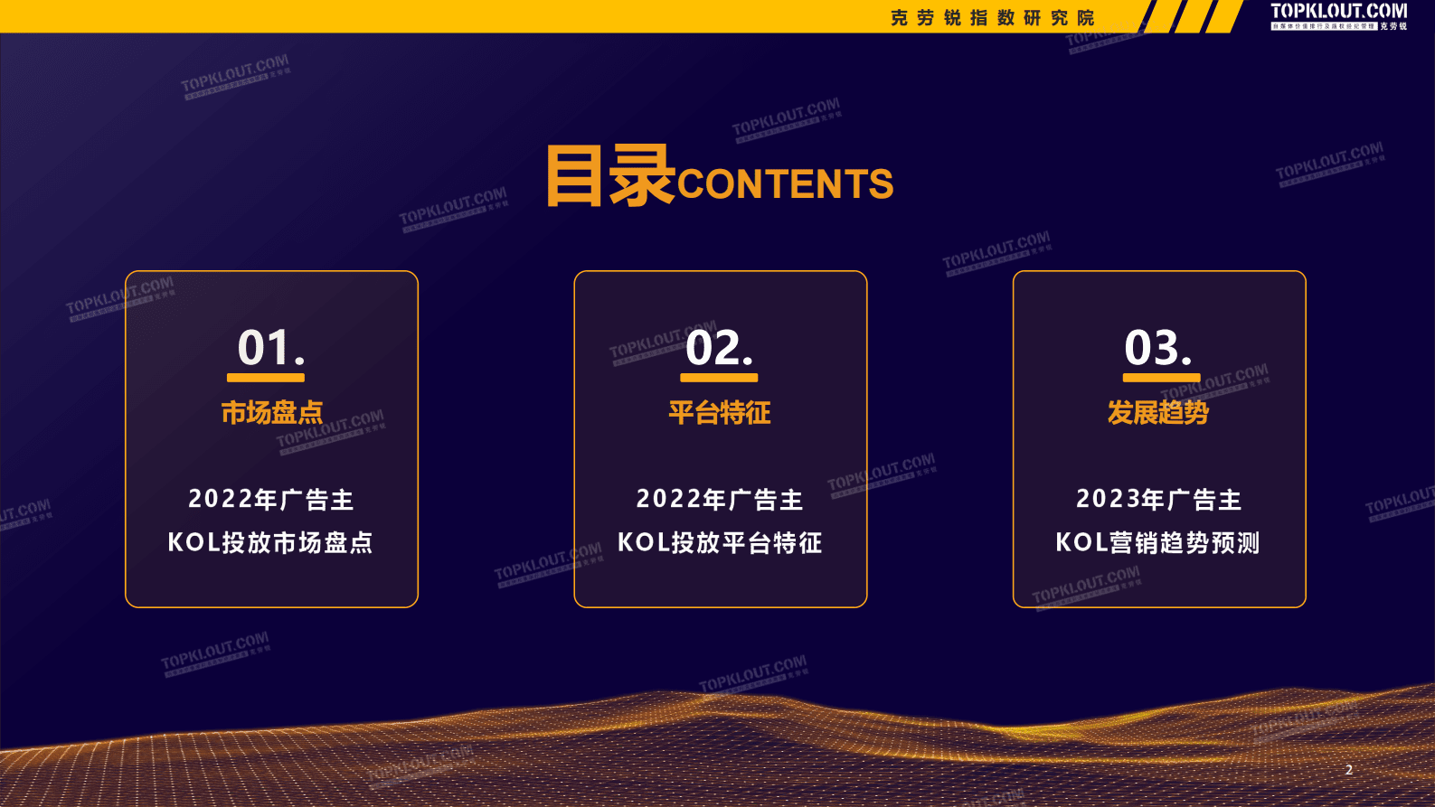 克劳锐：2022-2023广告主KOL营销市场盘点及趋势预测 第3页