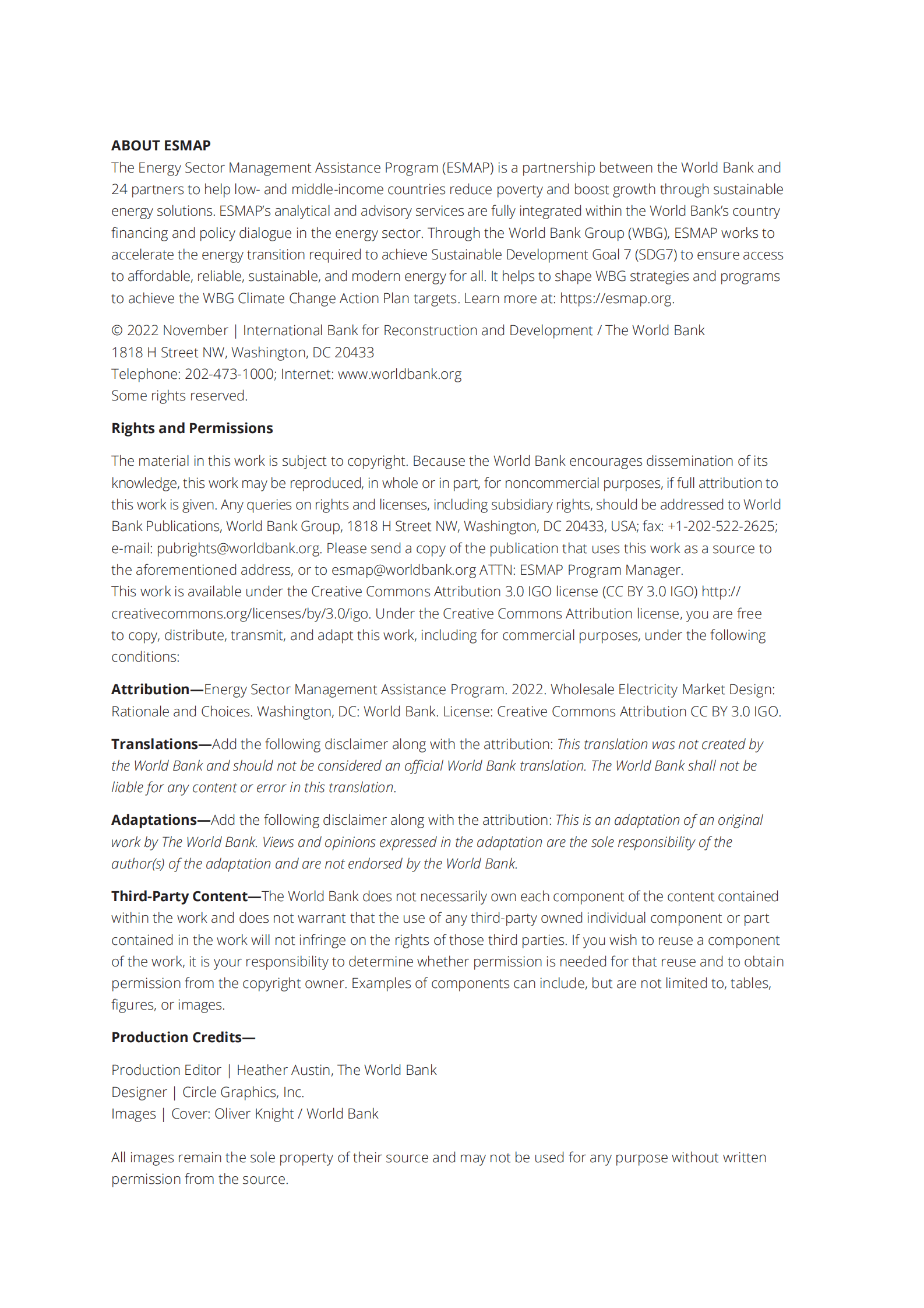 世界银行：批发电力市场设计：理论基础与选择【英文版】 第4页