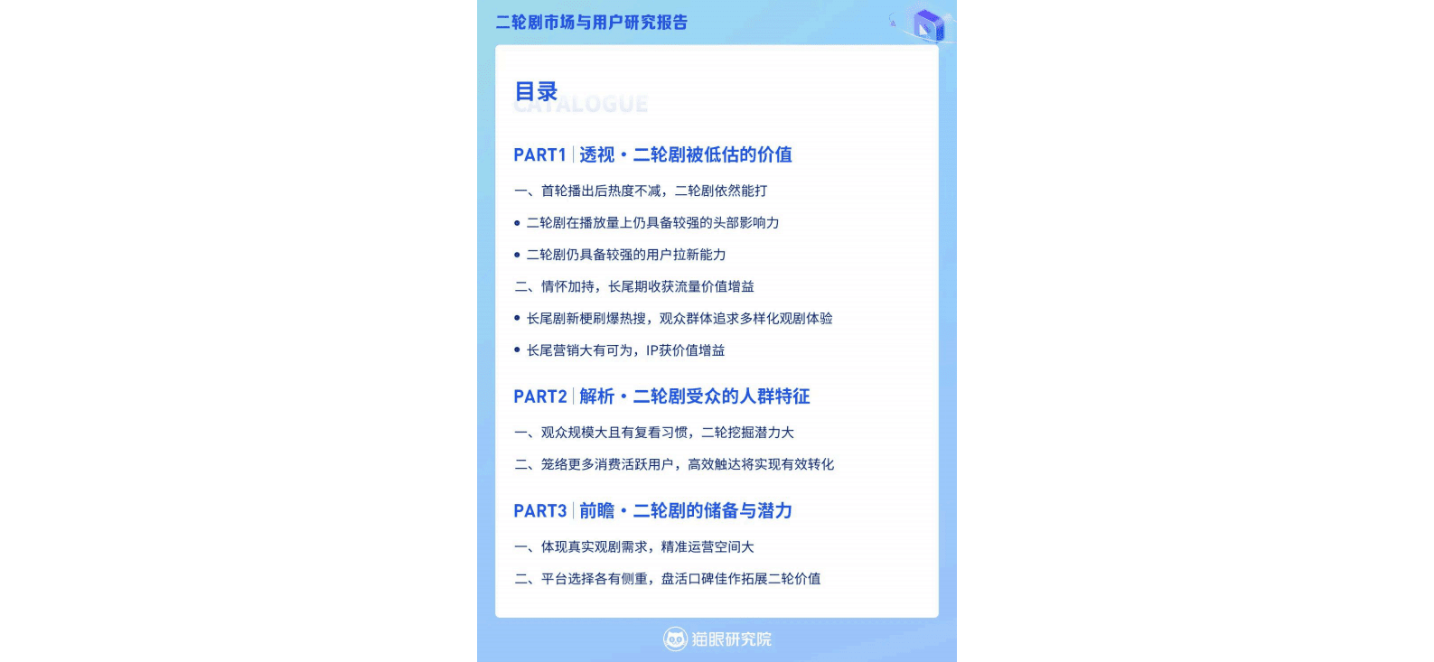 猫眼研究院：二轮剧市场与用户研究报告 第3页