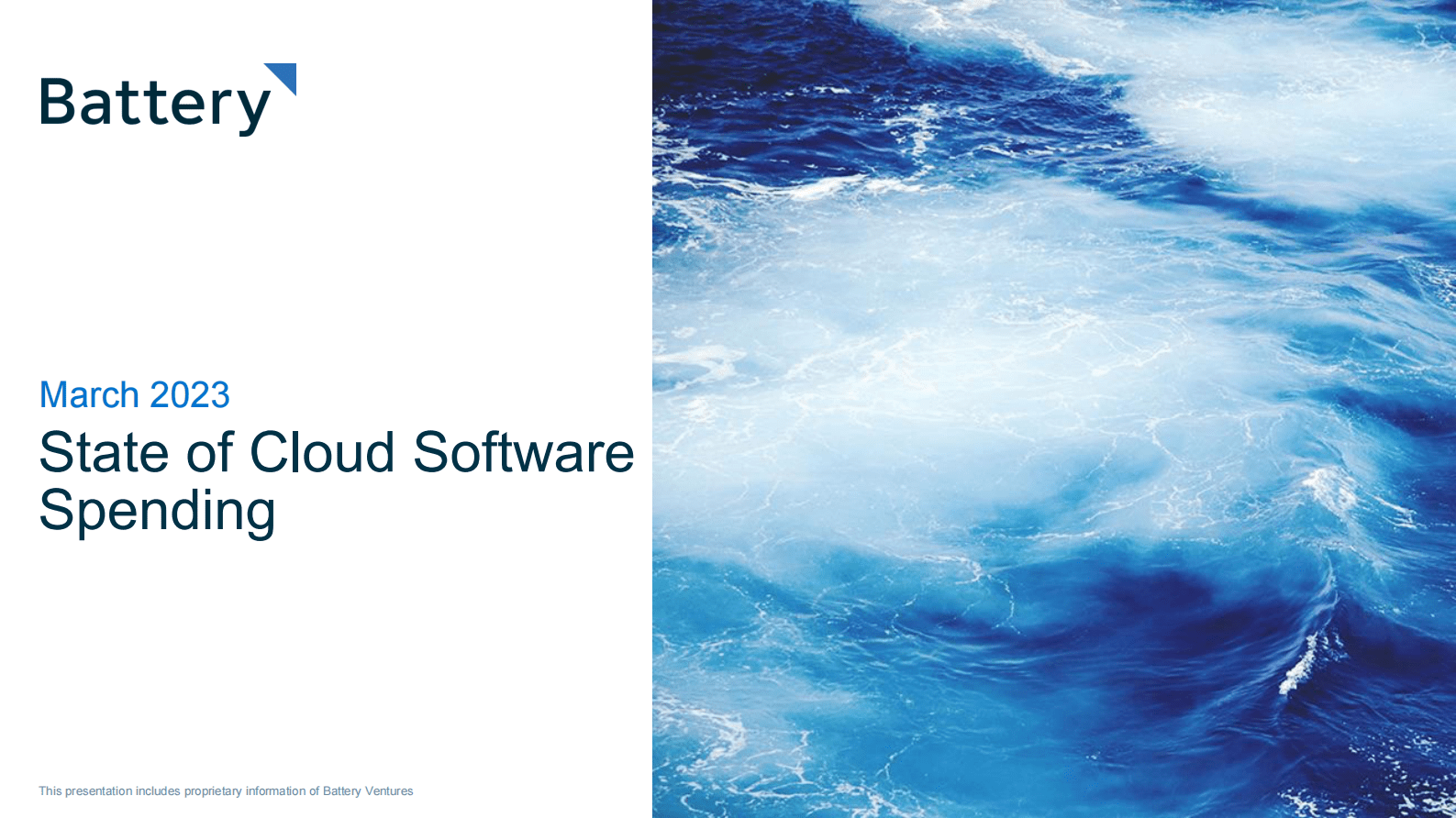 Battery：2023年第一季度云软件支出报告【英文版】 第1页