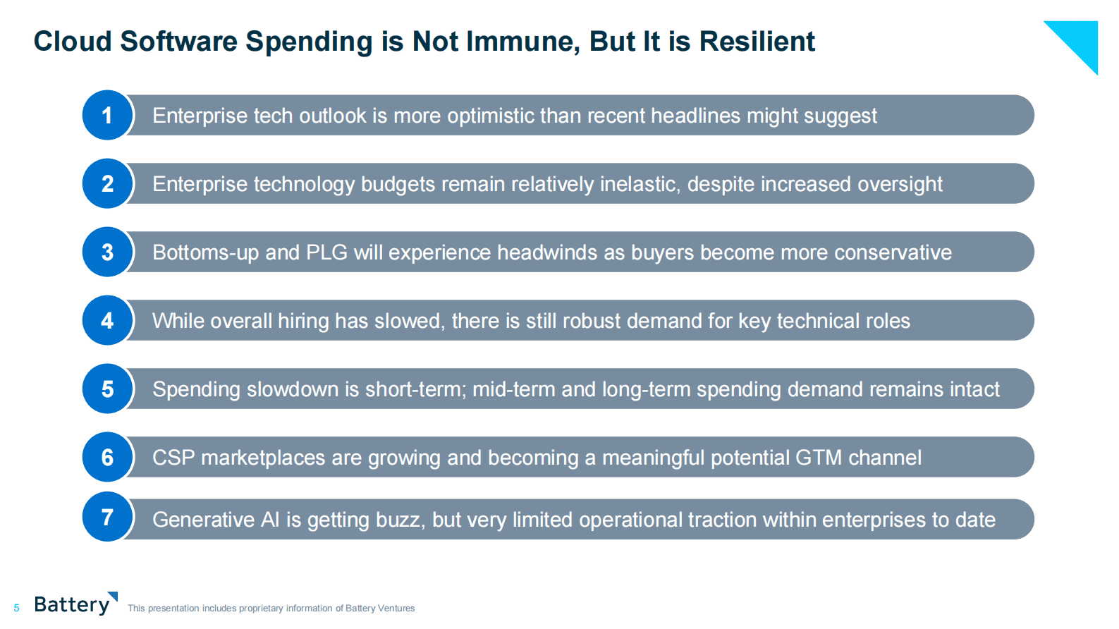 Battery：2023年第一季度云软件支出报告【英文版】 第6页