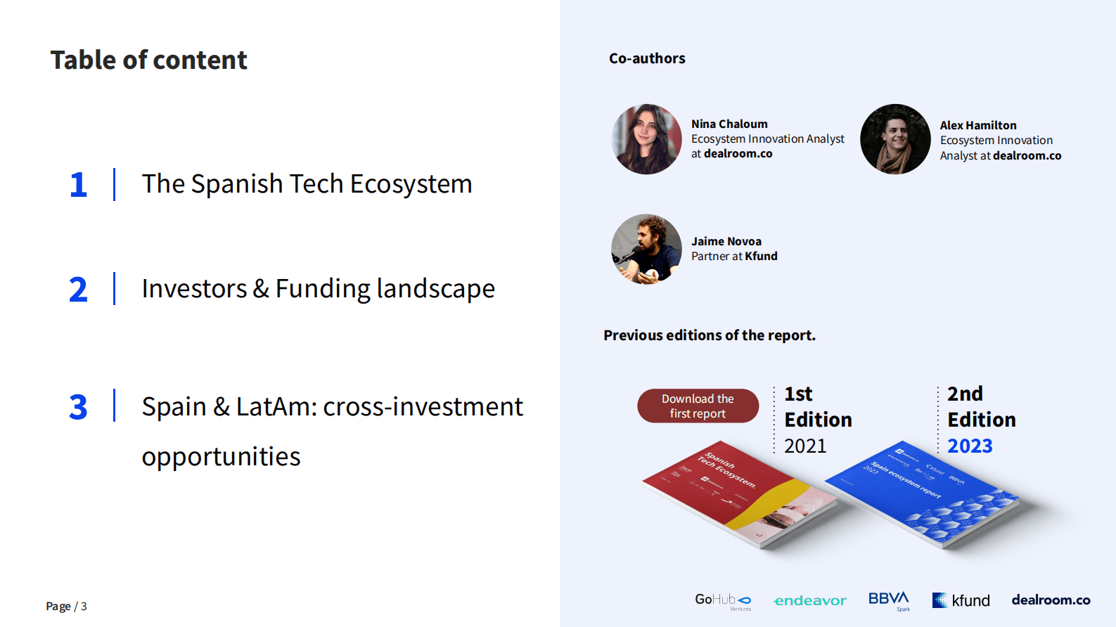 Dealroom：2023年西班牙投资报告【英文版】 第3页