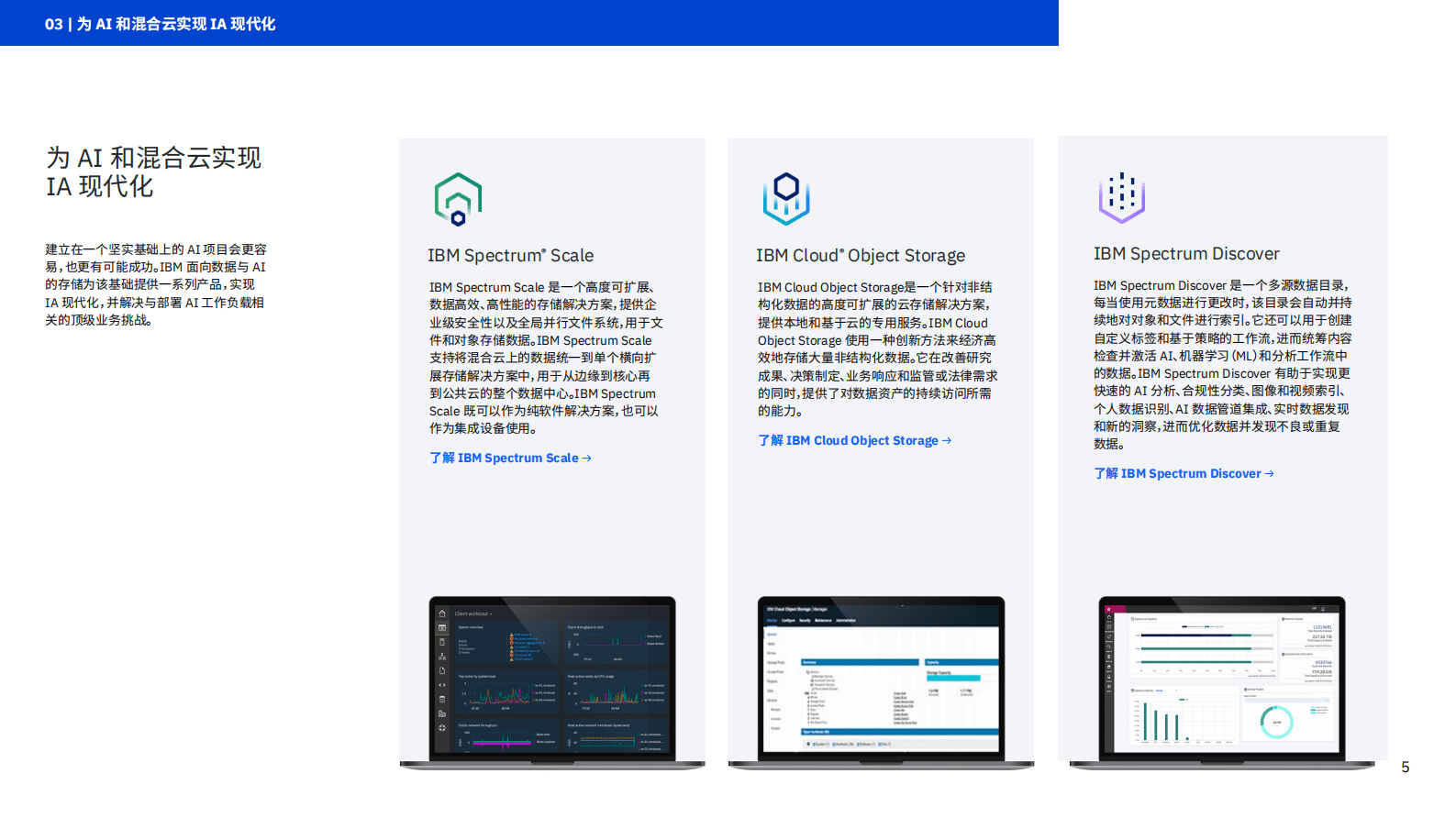IBM：为 AI 和混合云实现 IA 现代化 第5页