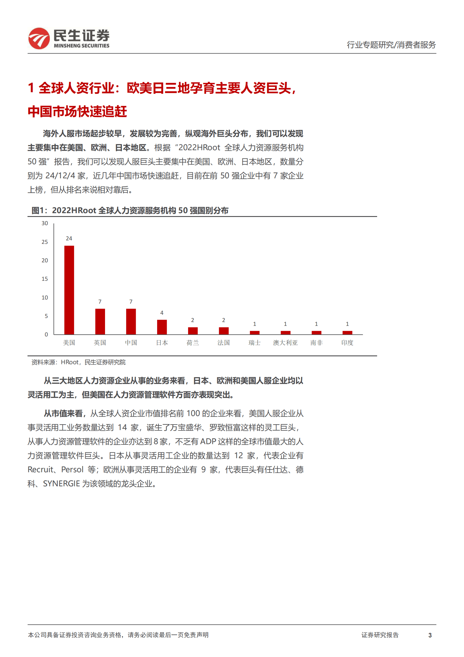 人力资源行业深度报告（二）：追寻海外人服龙头成长足迹，探求国内灵活用工成长空间 第3页