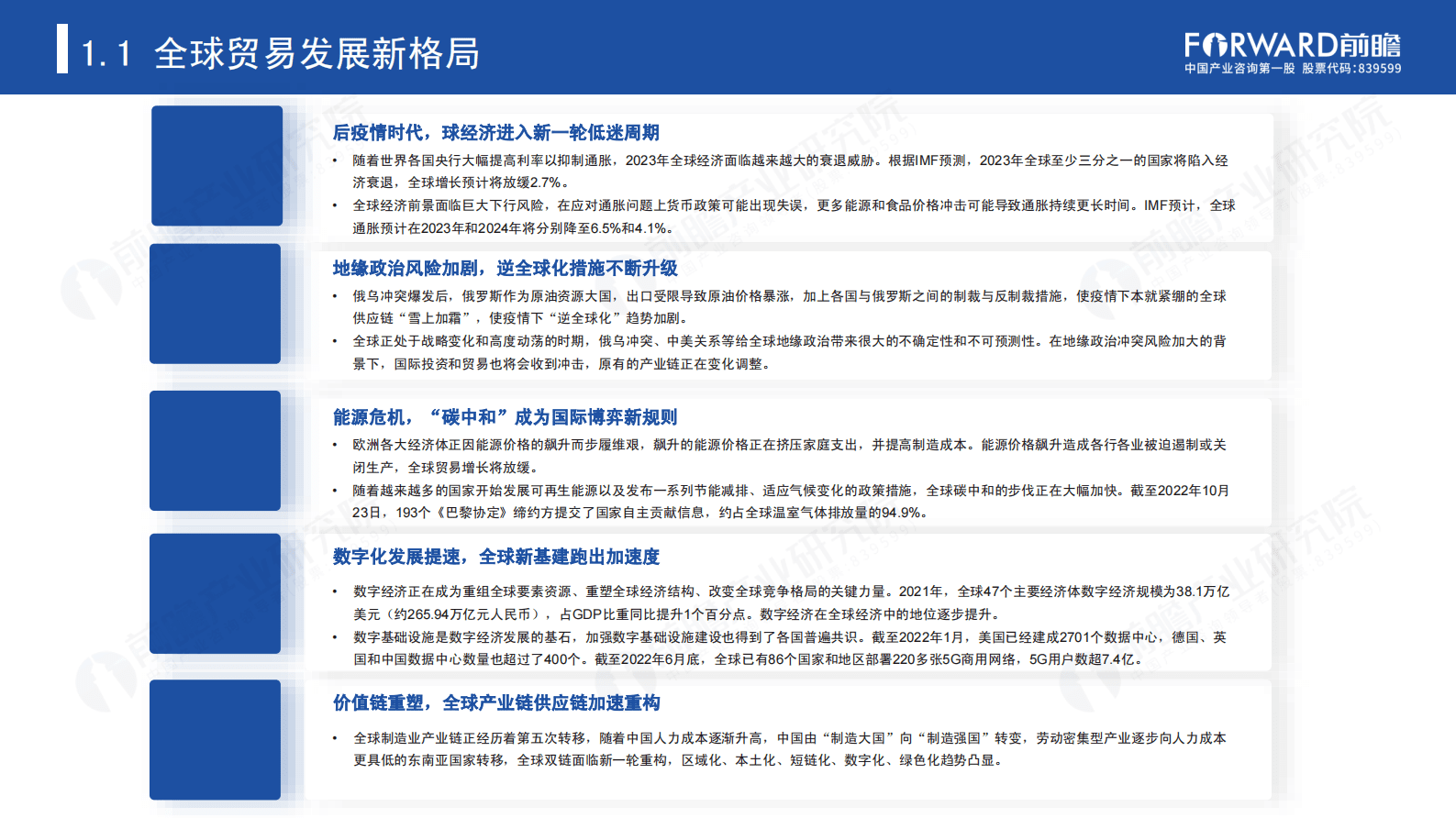 前瞻产业研究院：2022全球贸易趋势及跨境投资洞察 第4页