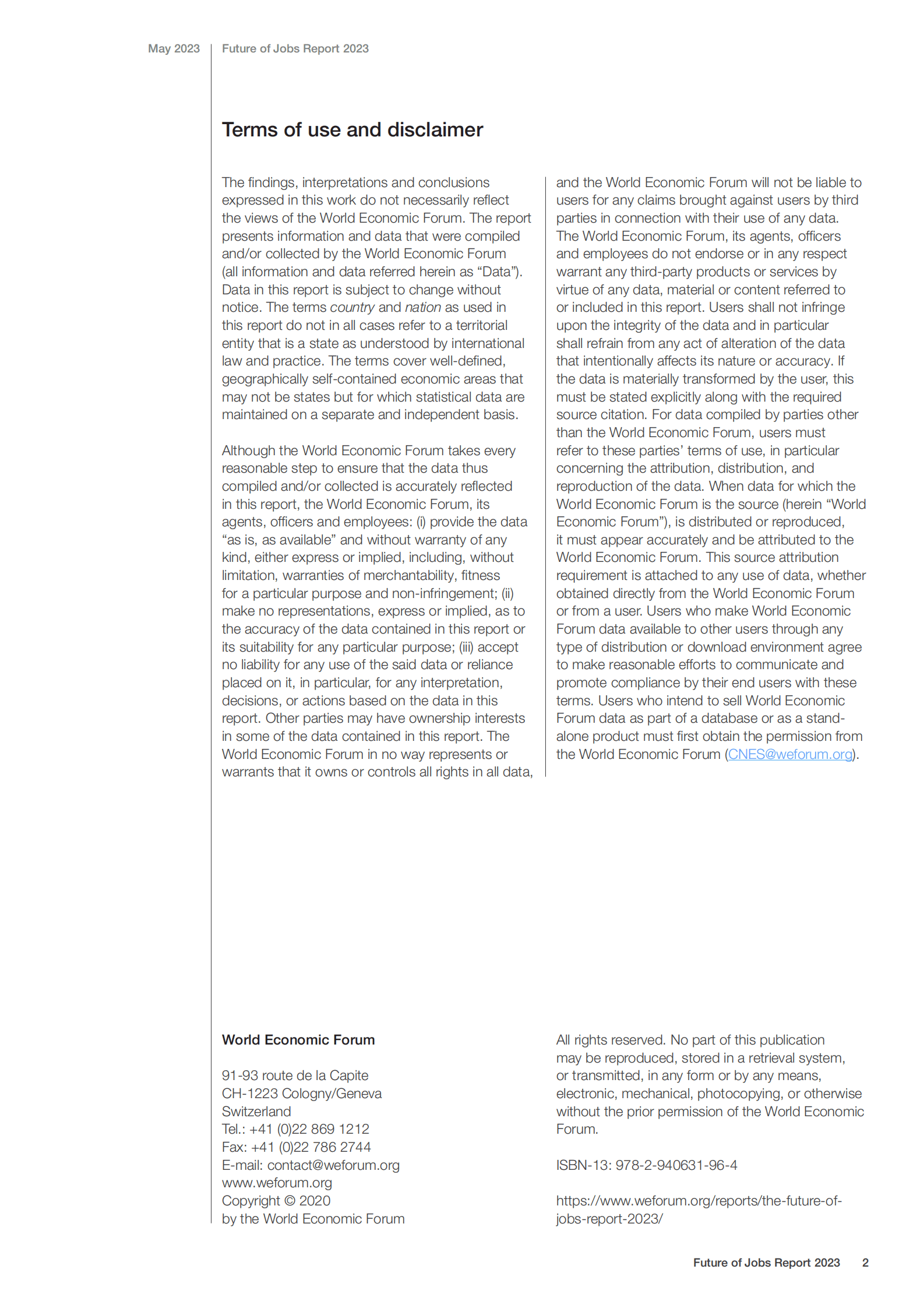 世界经济论坛：2023年未来就业报告【英文版】 第2页