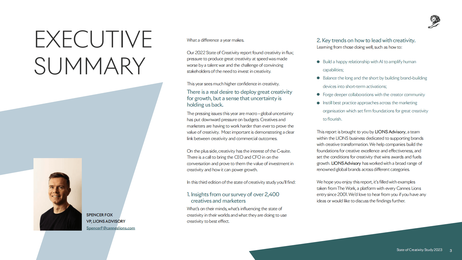 Lions：2023年创造力研究报告【英文版】 第3页