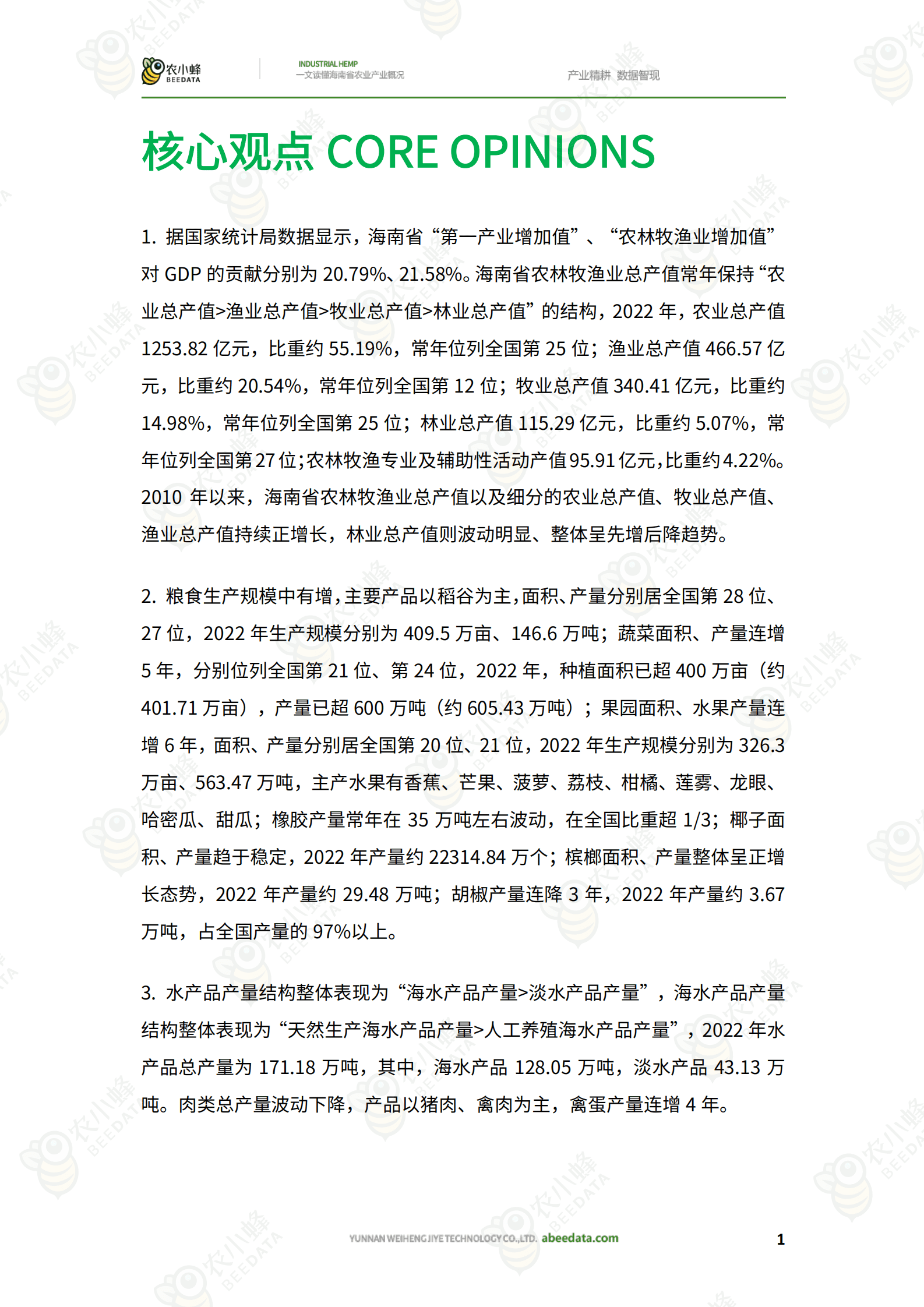 农小蜂：一文读懂海南省农业产业概况 第3页
