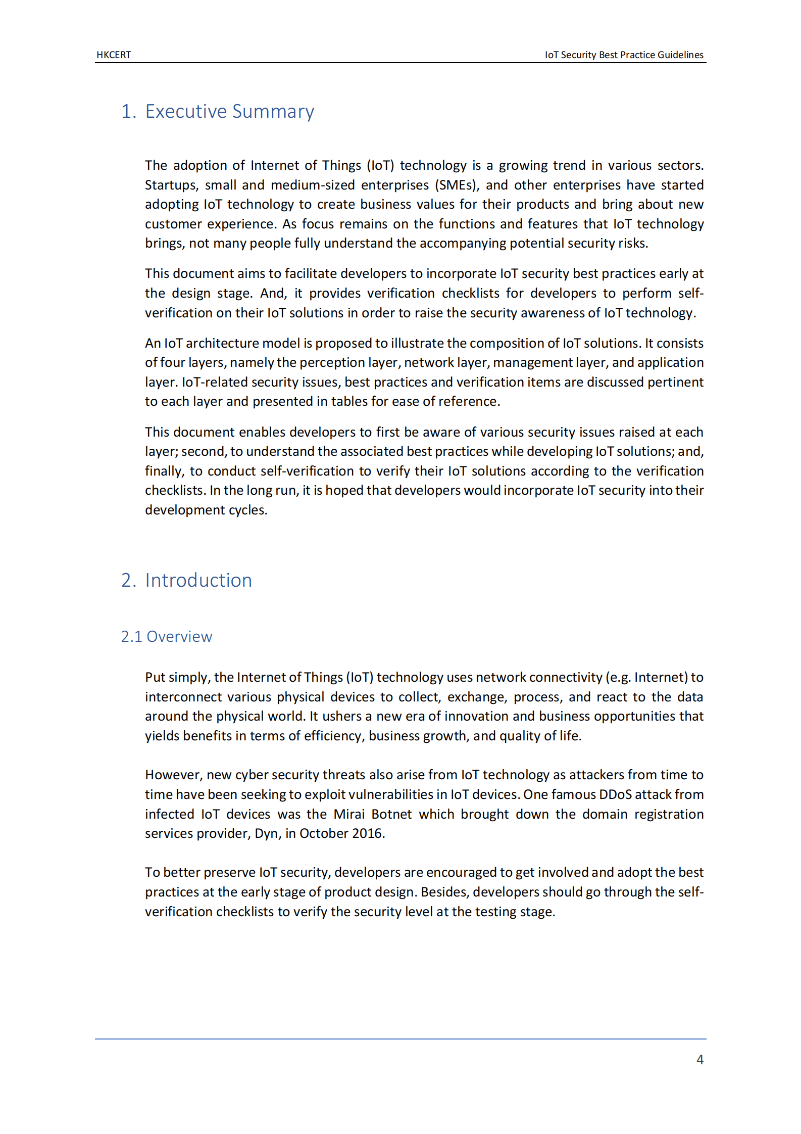 IoT Security Best Pratice Guidlines 物联网安全最佳实践指南【英文版】 第4页