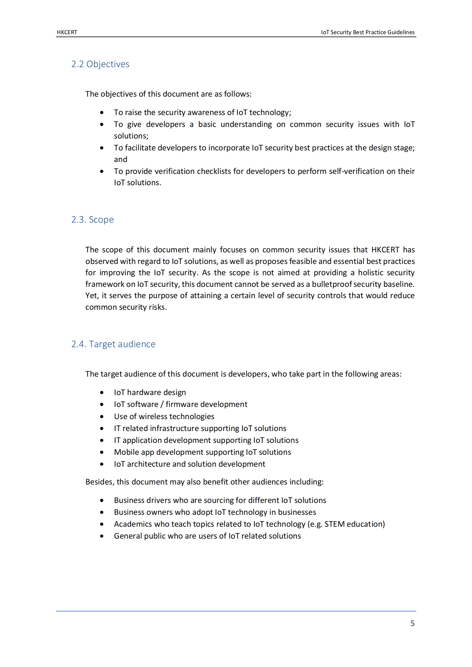 IoT Security Best Pratice Guidlines 物联网安全最佳实践指南【英文版】 第5页