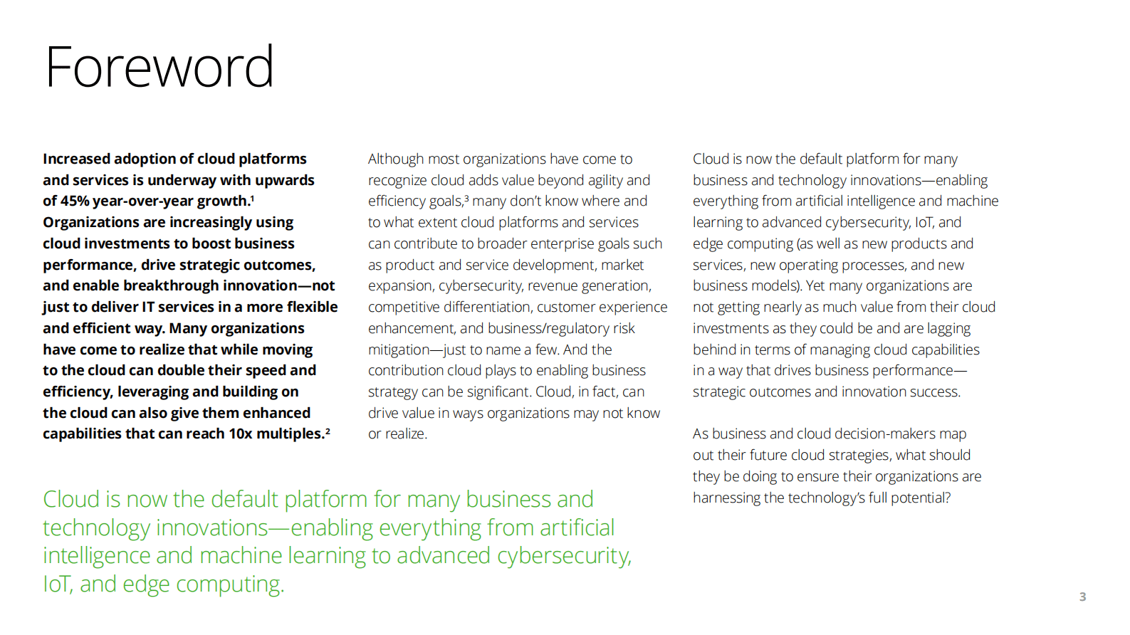 德勤：美国未来云调查报告【英文版】 第3页