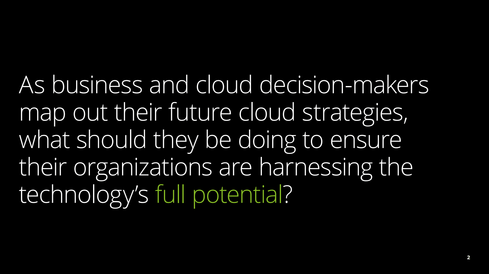 德勤：美国未来云调查报告【英文版】 第2页