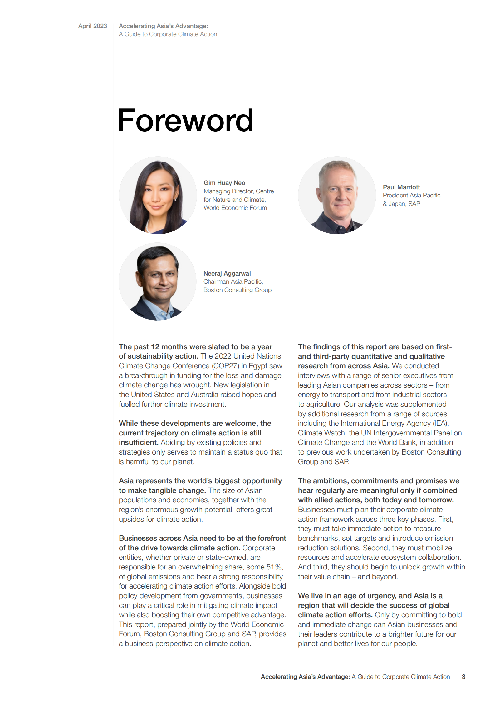 世界经济论坛：加速亚洲优势：企业气候行动指南【英文版】 第3页