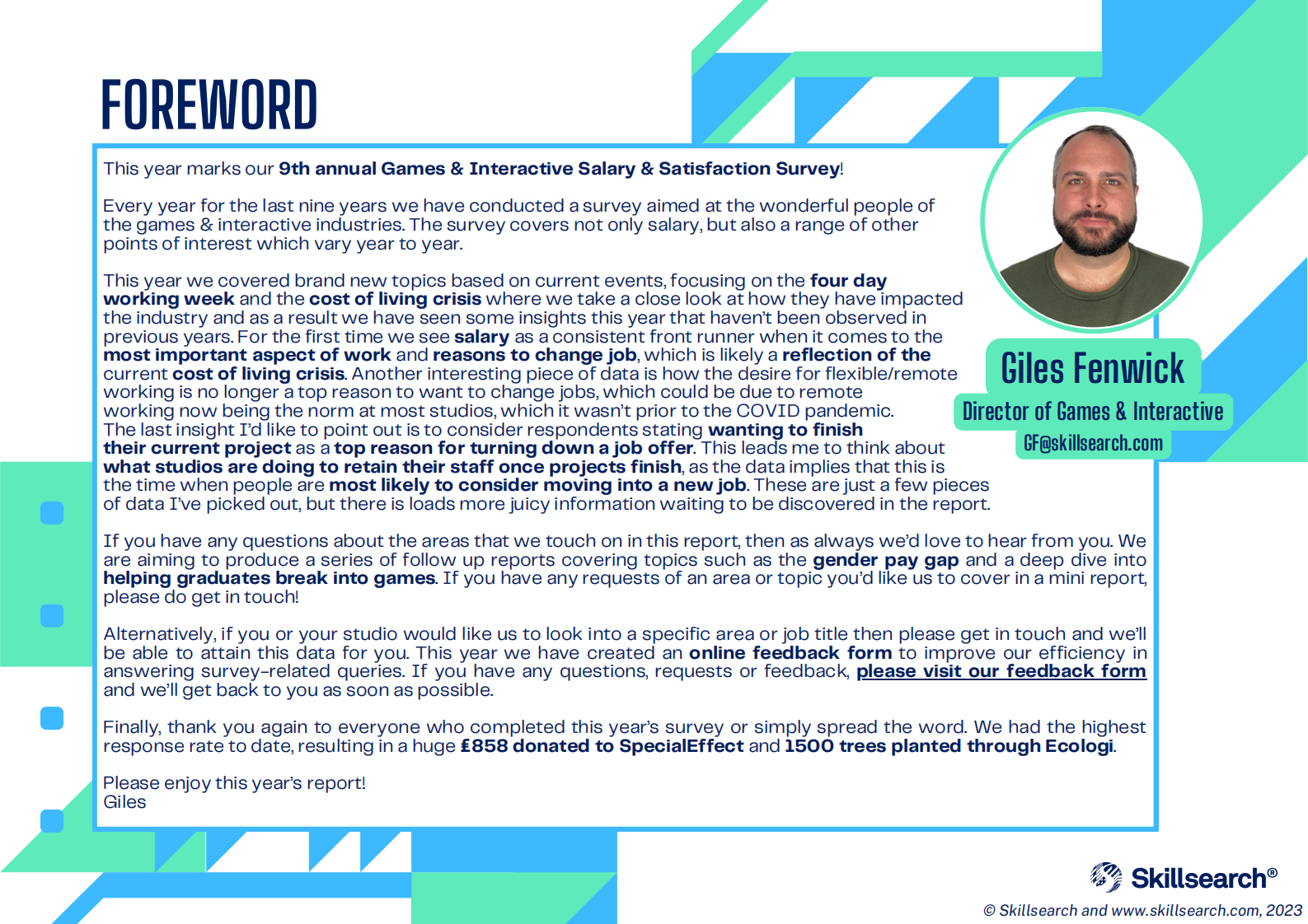 Skillsearch：2023年游戏和互动行业薪酬和满意度报告【英文版】 第2页