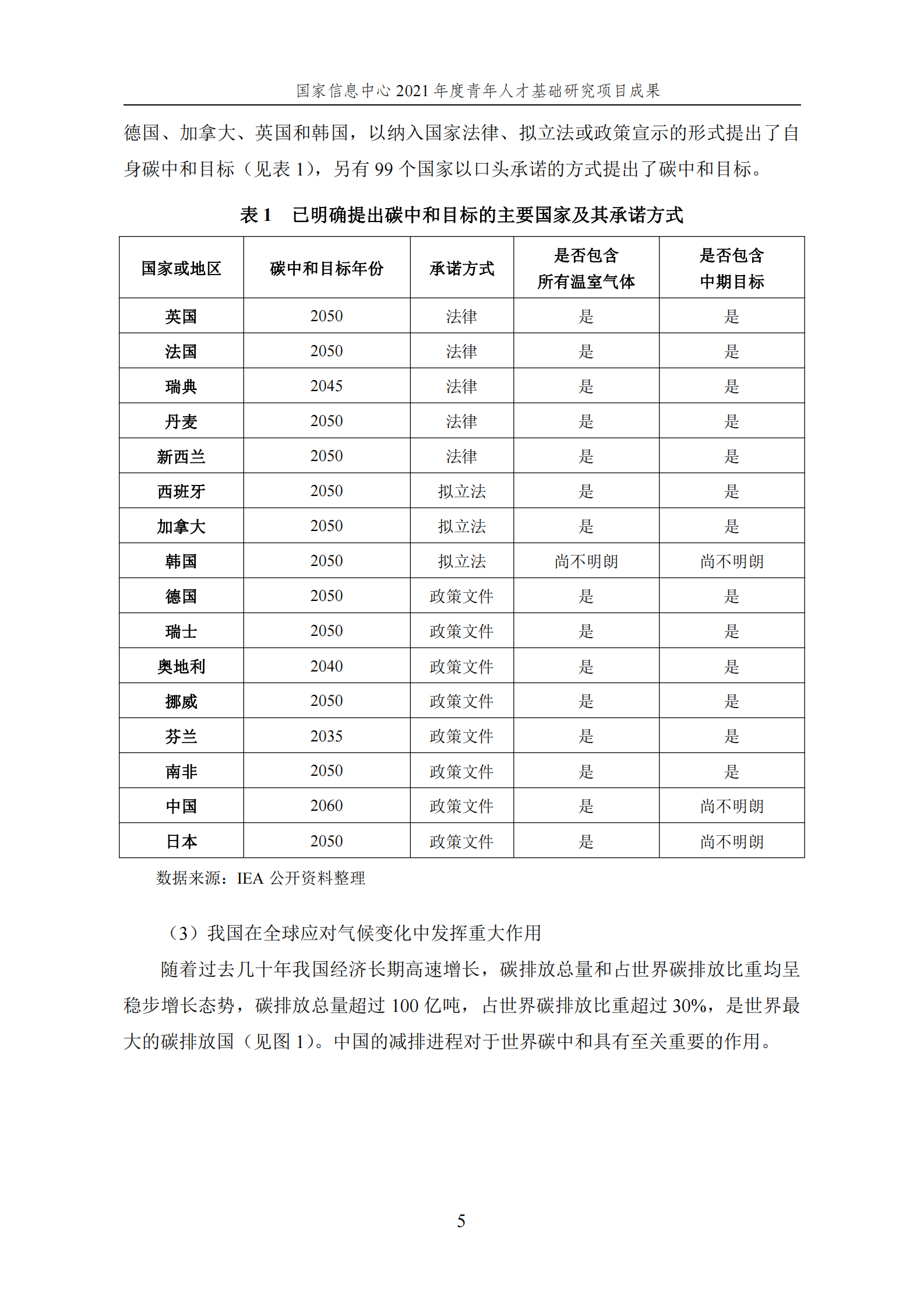 国家信息中心：面向2060年&ldquo;碳中和&rdquo;目标的汽车产业低碳发展战略研究 第5页