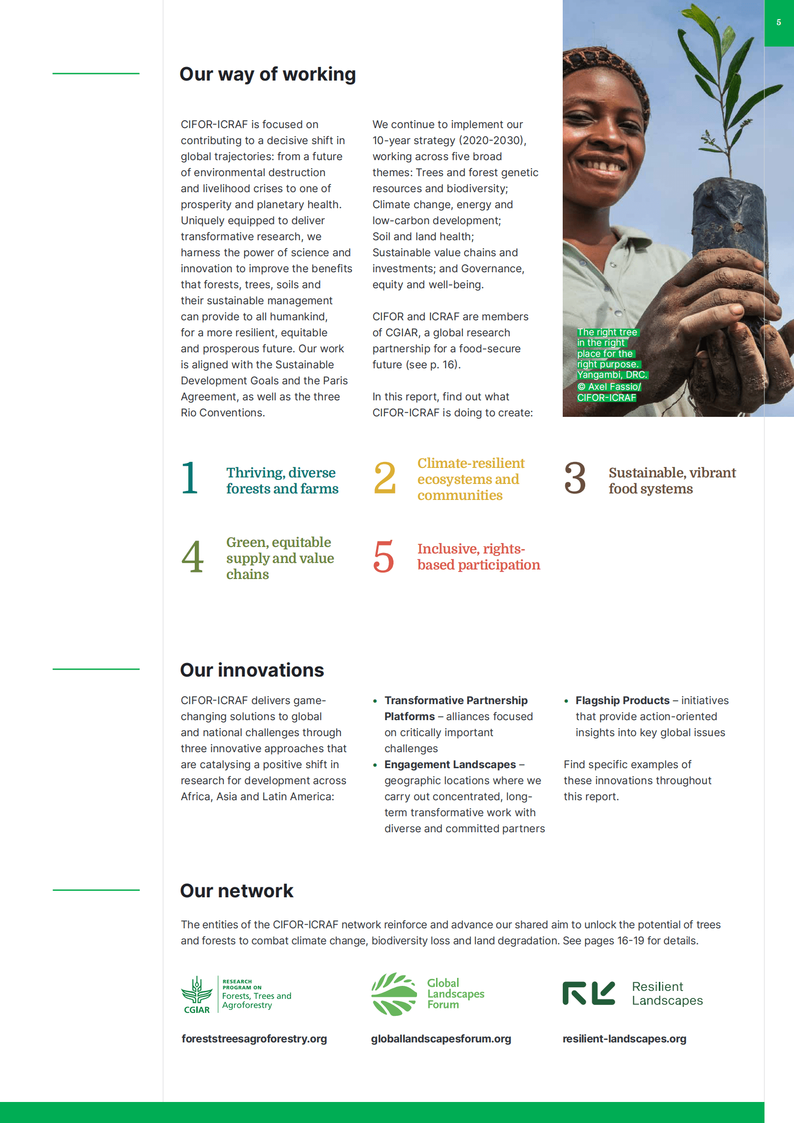 CIFOR-ICRAF：利用森林、树木和农业林业的力量【英文版】 第5页