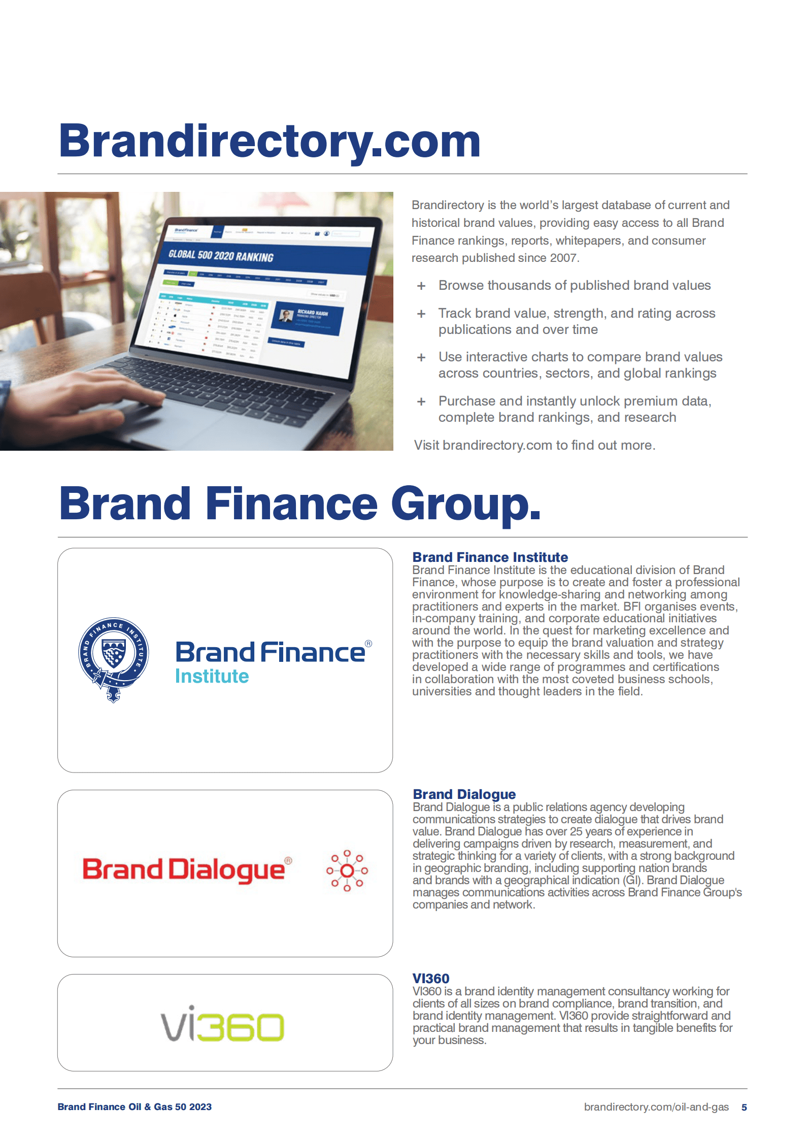 Brand Finance：2023年石油和天然气品牌50强【英文版】 第5页