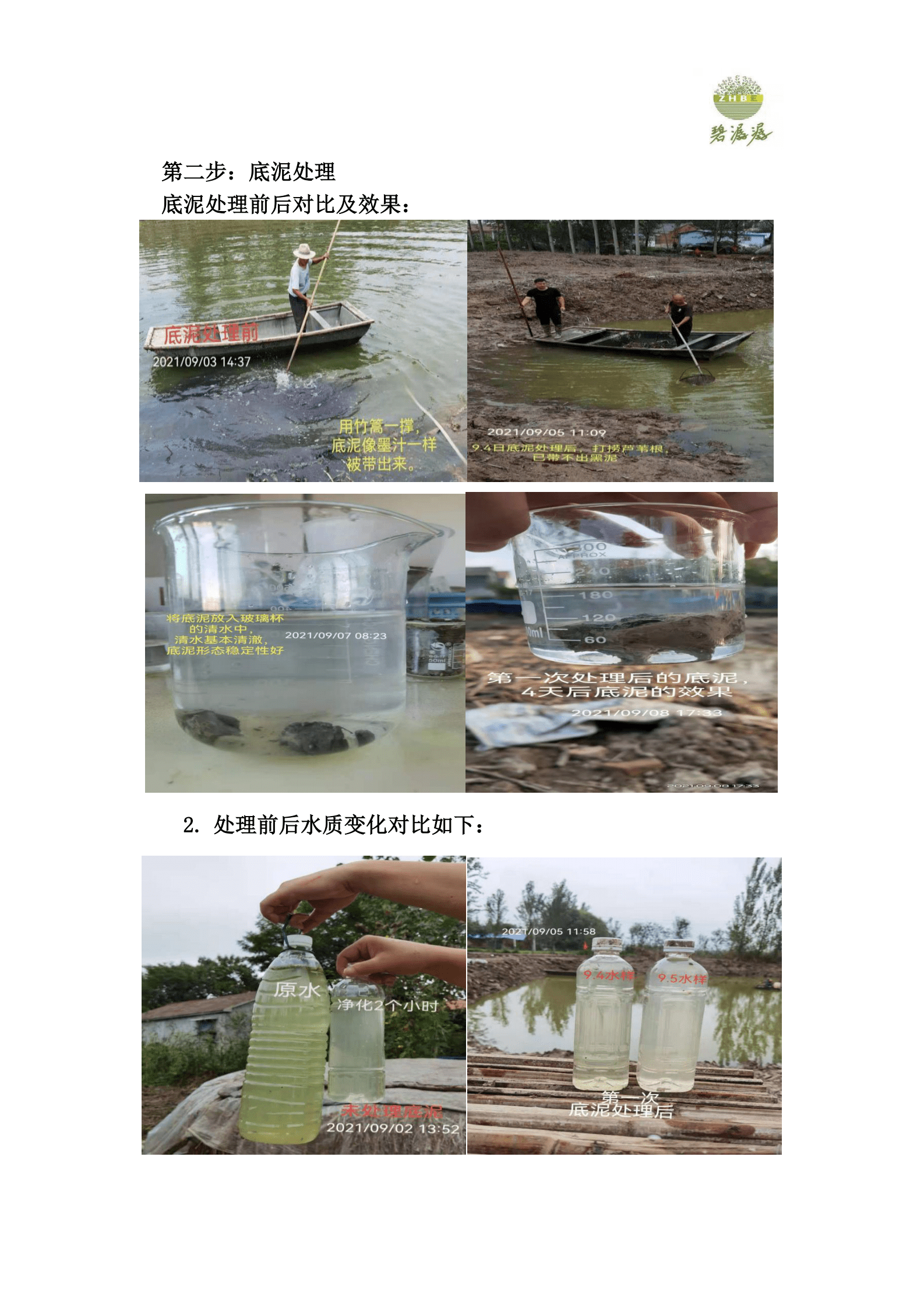 北京中环农科院：ZHBE&ldquo;碧潺潺&rdquo;农村黑臭水体综合治理工艺先导性应用示范项目总结 第6页